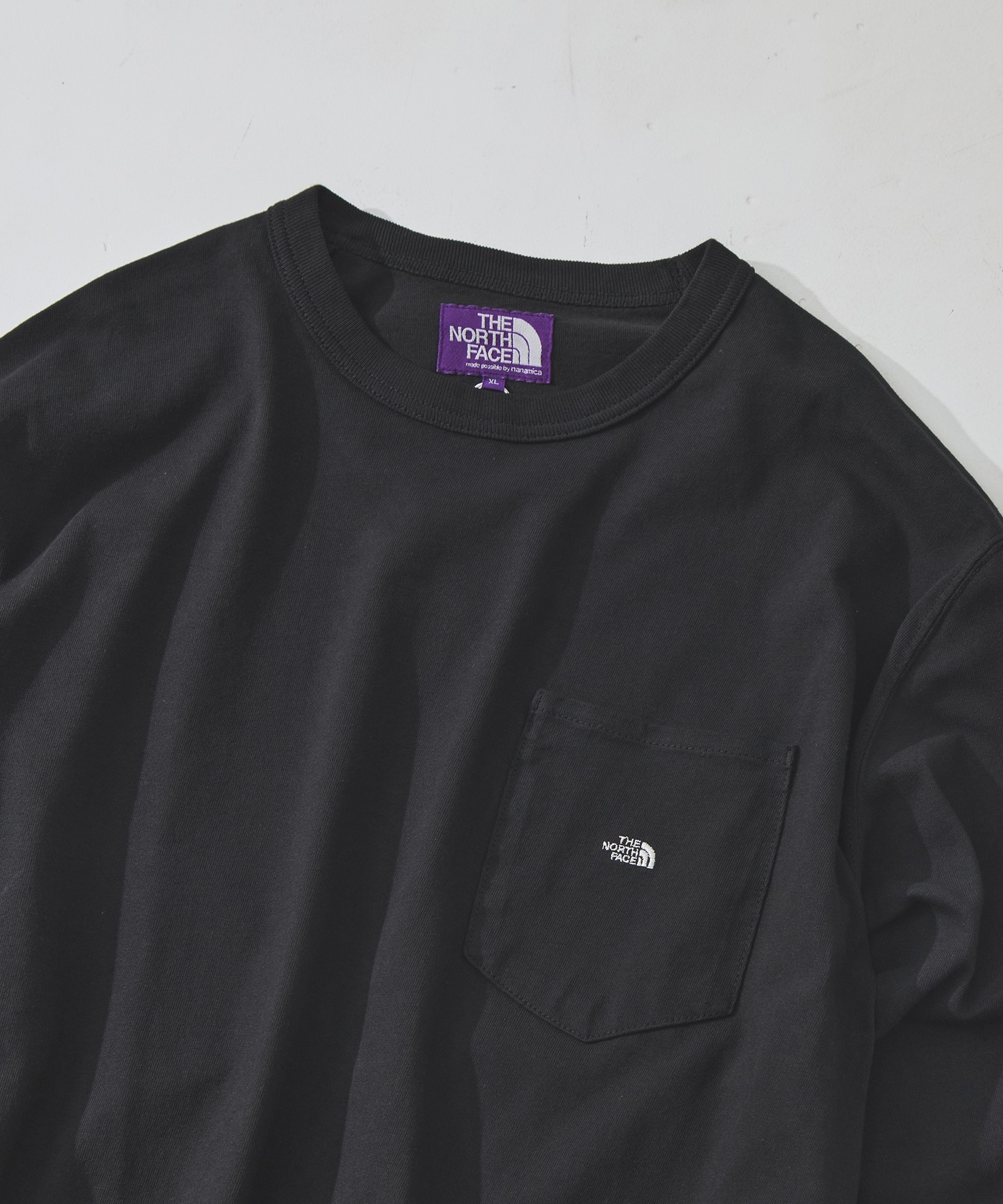 8oz Field Long Sleeve Pocket Tee THE NORTH FACE Purple Label