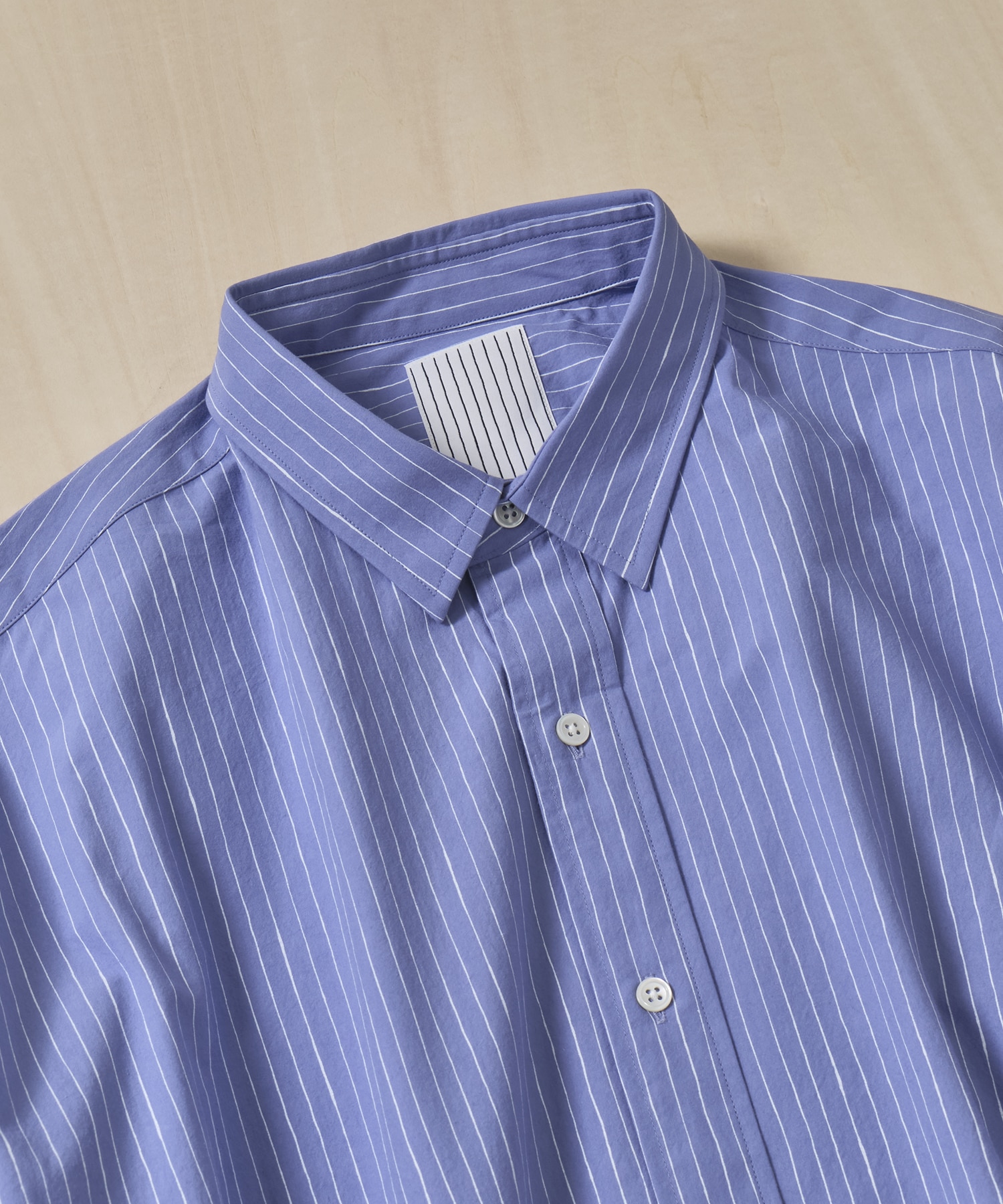 COTTON STRIPE SLIT SHIRT S.F.C