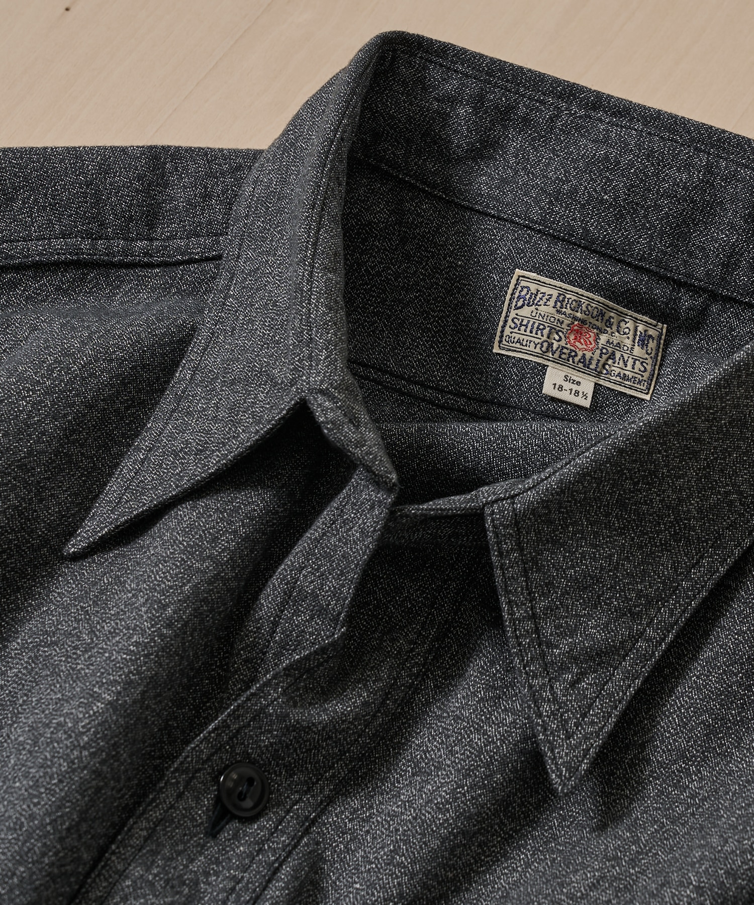 COTTON COVERT WORK SHIRT BUZZ RICKSON'S