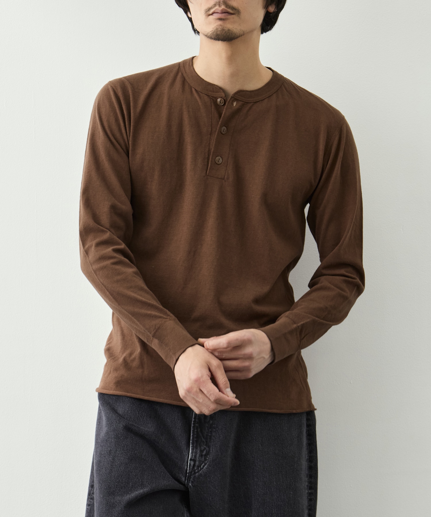 HEALTHKNIT HENRY NECK L/S MASSES