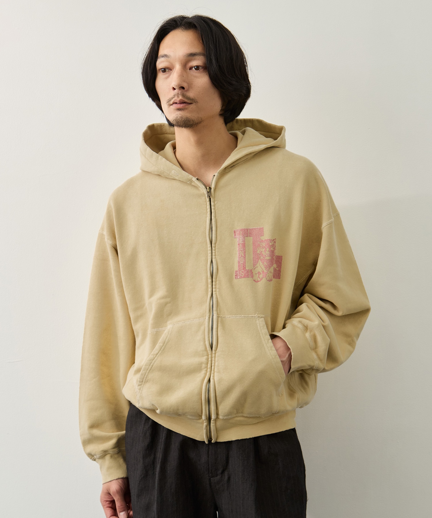 NEW SP加工3飛び裏毛ZIPパーカー(IL) REMI RELIEF