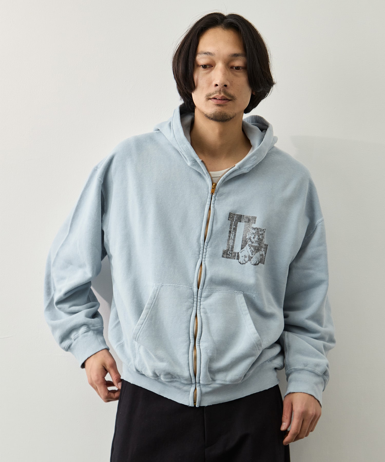 NEW SP加工3飛び裏毛ZIPパーカー(IL) REMI RELIEF