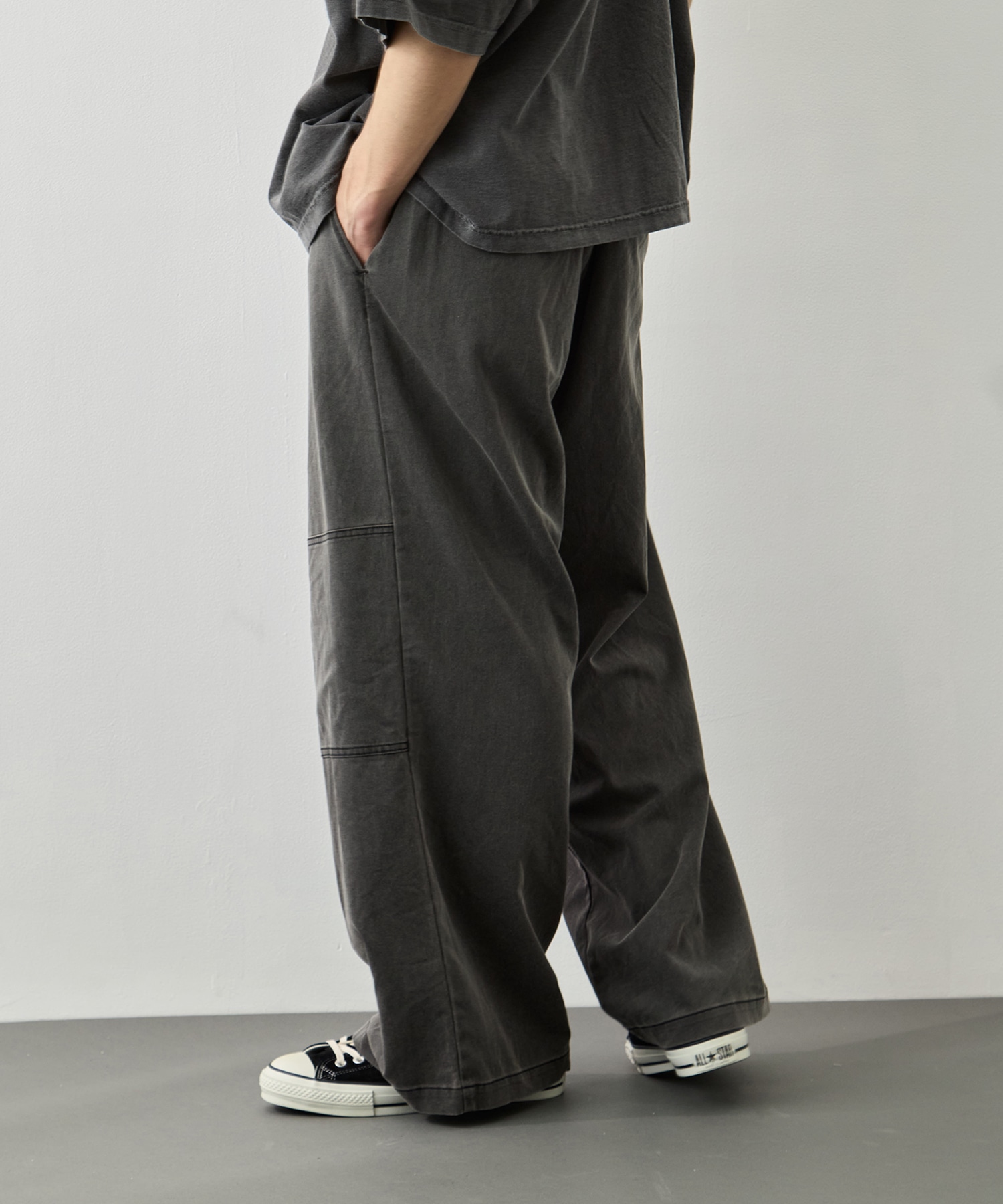 Pigment Coating T/R Twill Double Knee Work Trousers COOTIE PRODUCTIONS