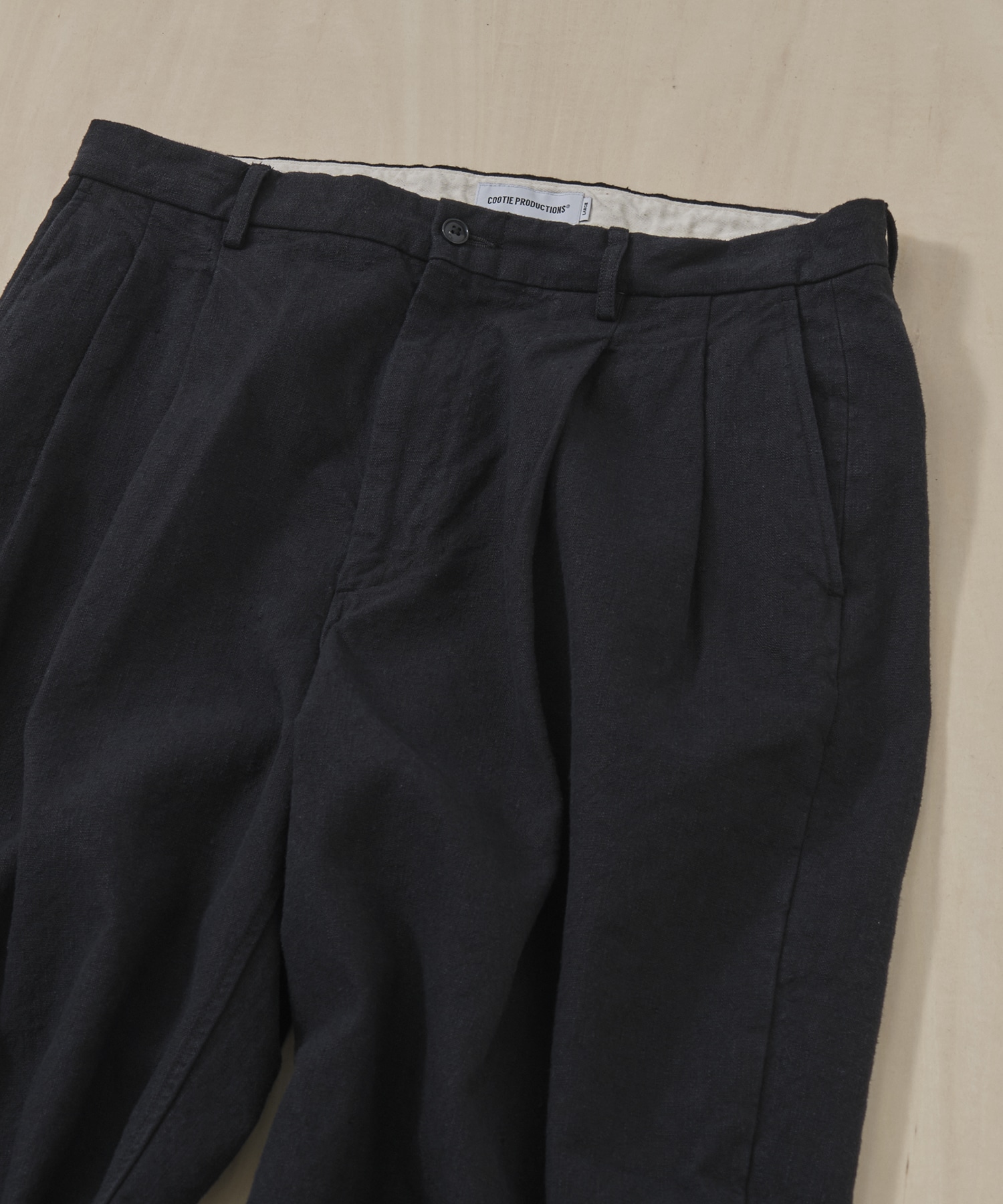 C/Li Canvas 2 Tuck Trousers COOTIE PRODUCTIONS