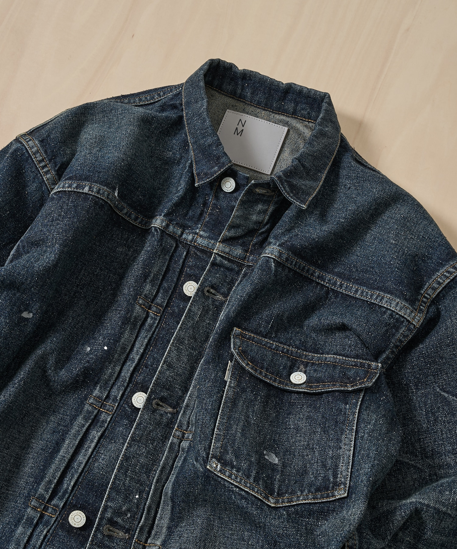 #001 T-BACK DENIM JACKET New Manual