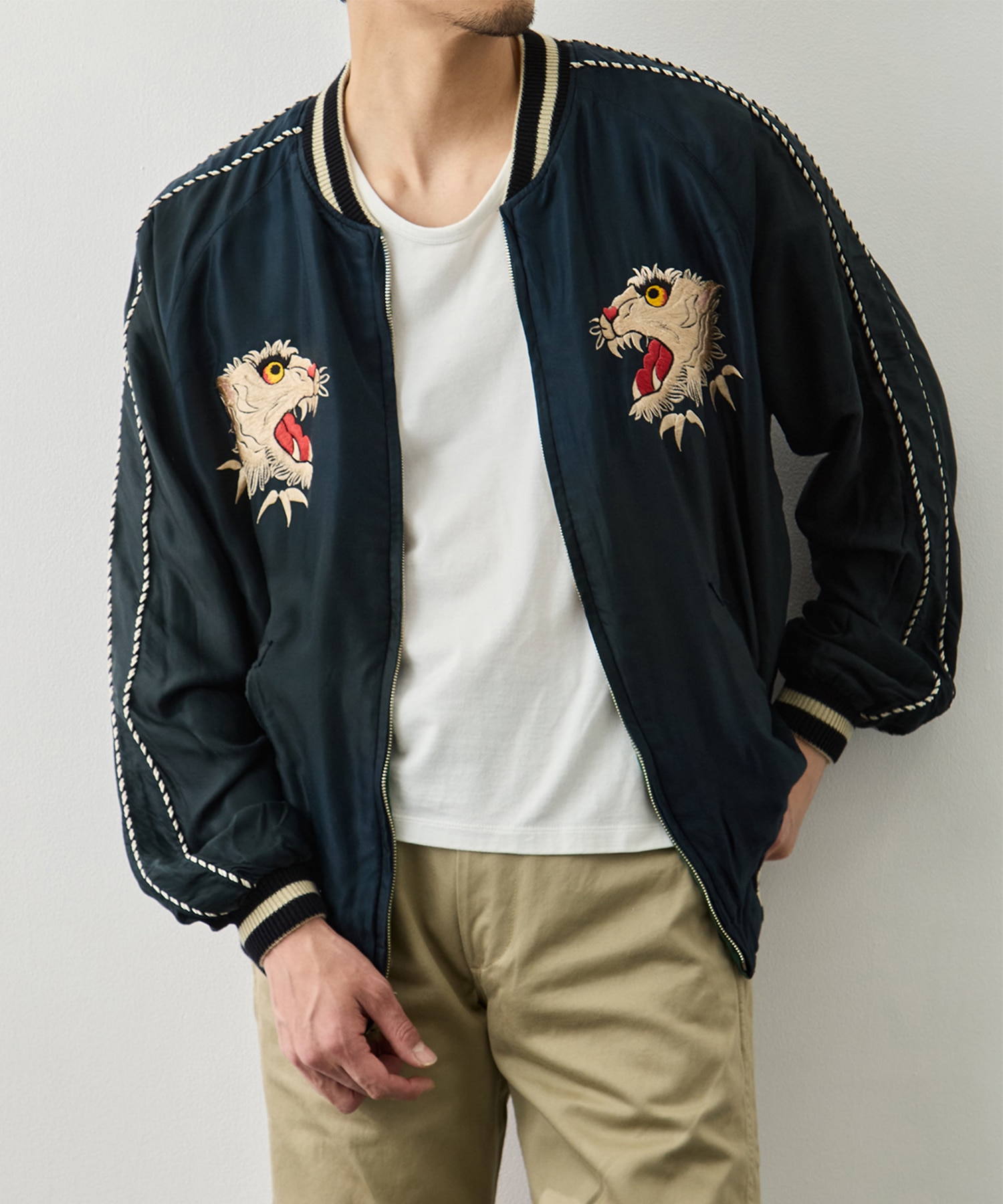 ACETATE SUKA AGING MODEL TIGER HEAD TAILOR TOYO