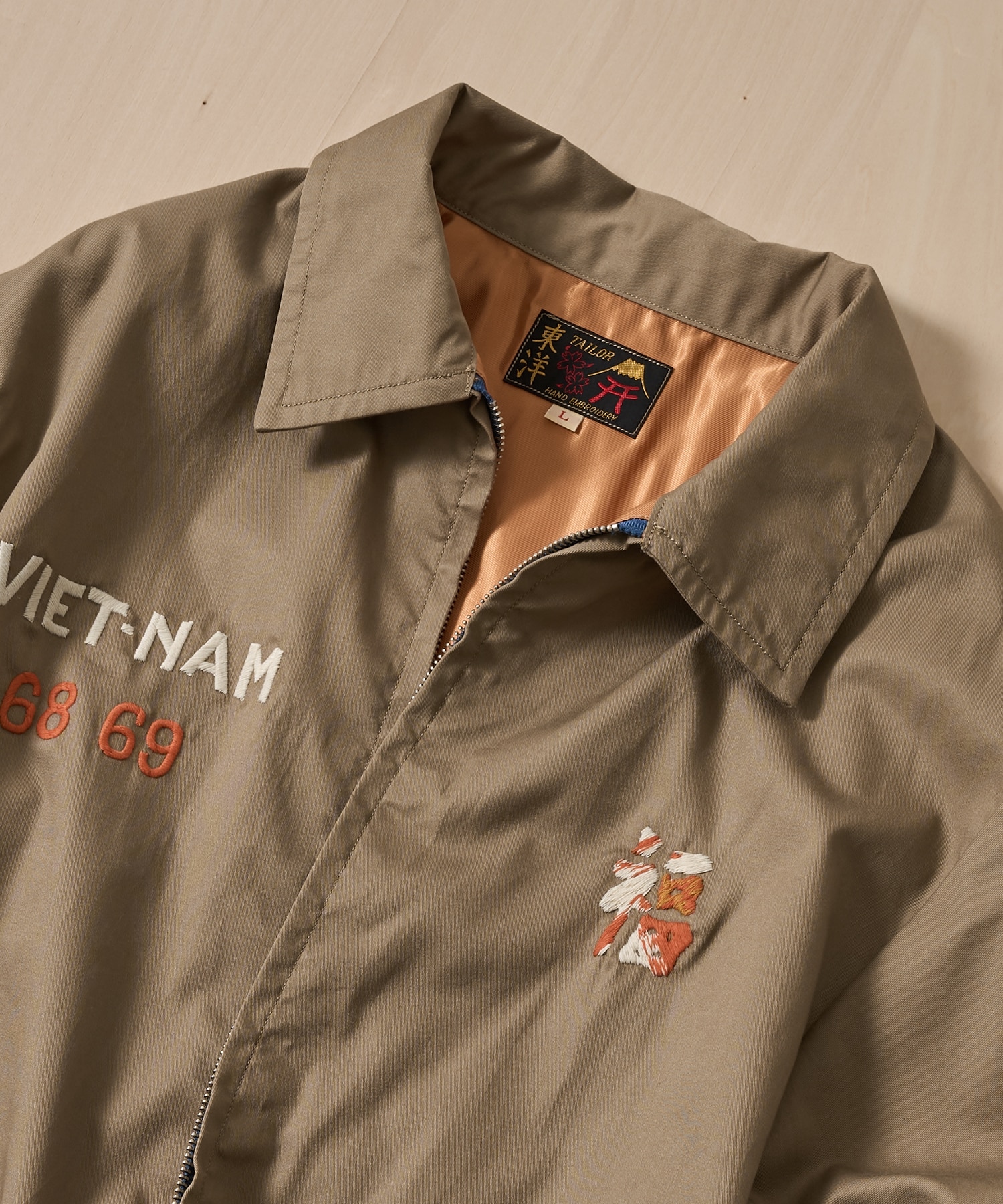 COTTON VIET-NAM JACKET DRAGON TAILOR TOYO