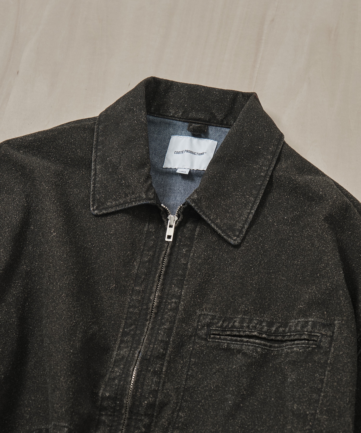 Grainy Denim Work Jacket COOTIE PRODUCTIONS