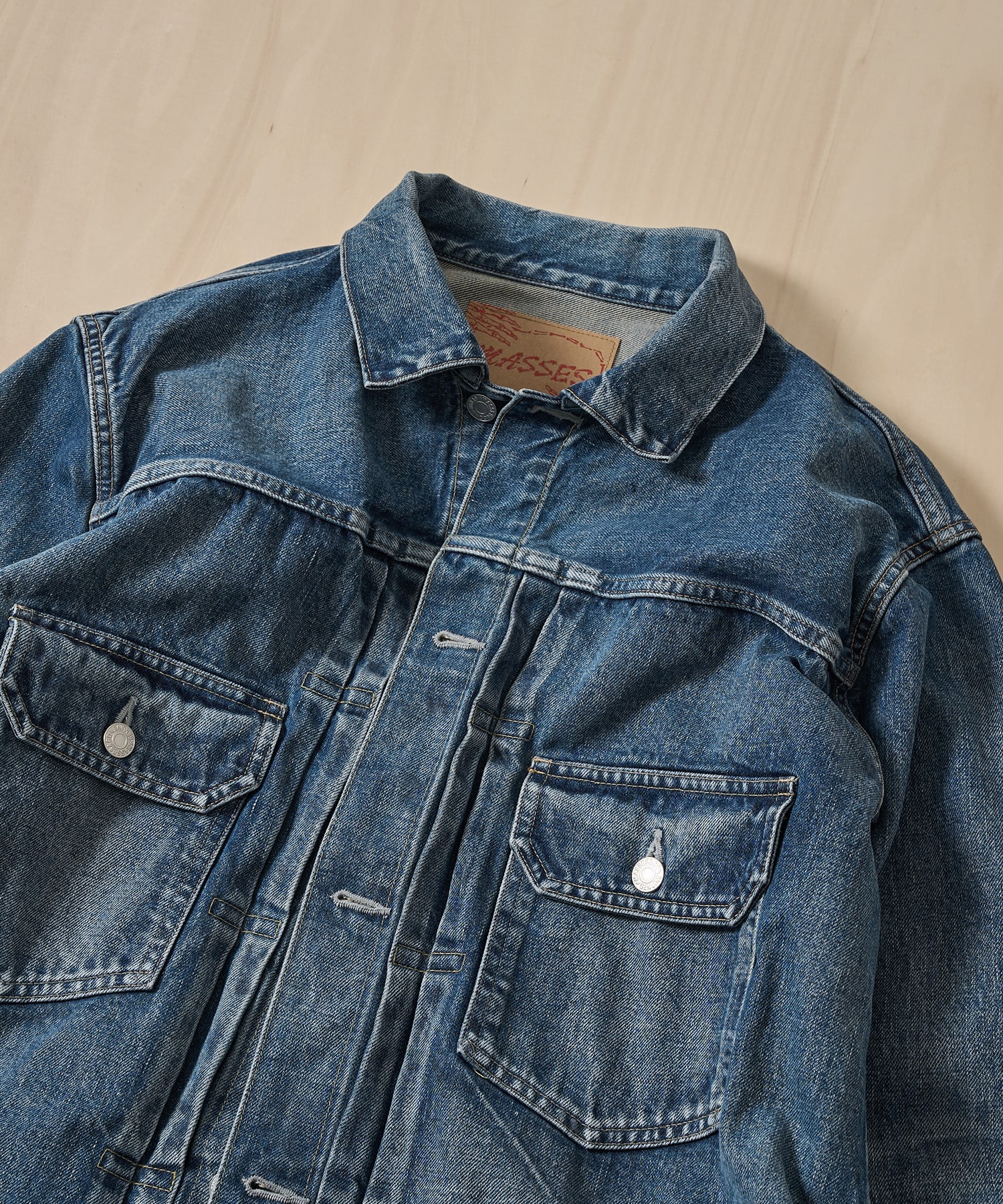 DENIM JKT H.WASH MASSES