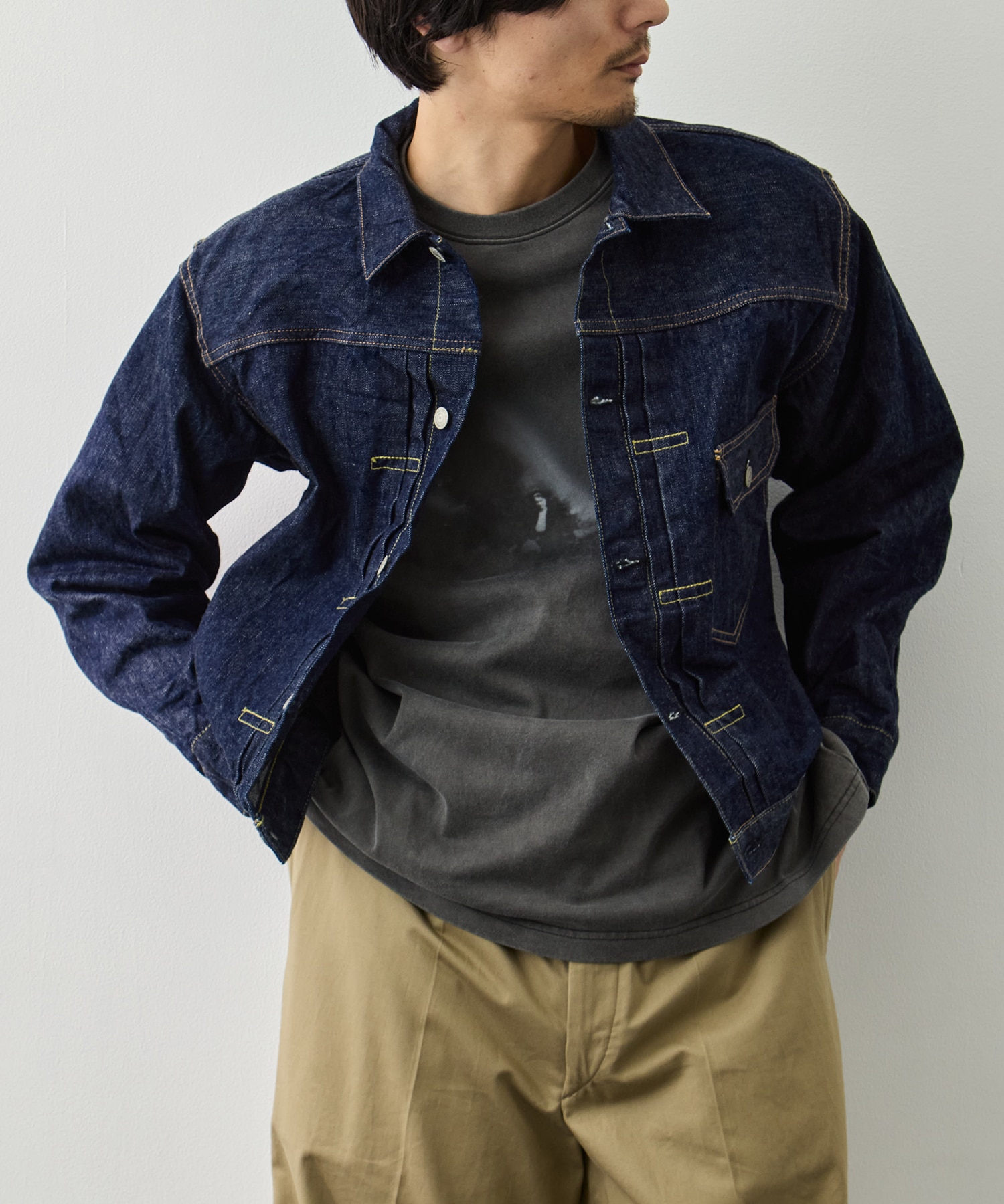 TYPE1 40S PLEATED FRONT BLOUSE orslow