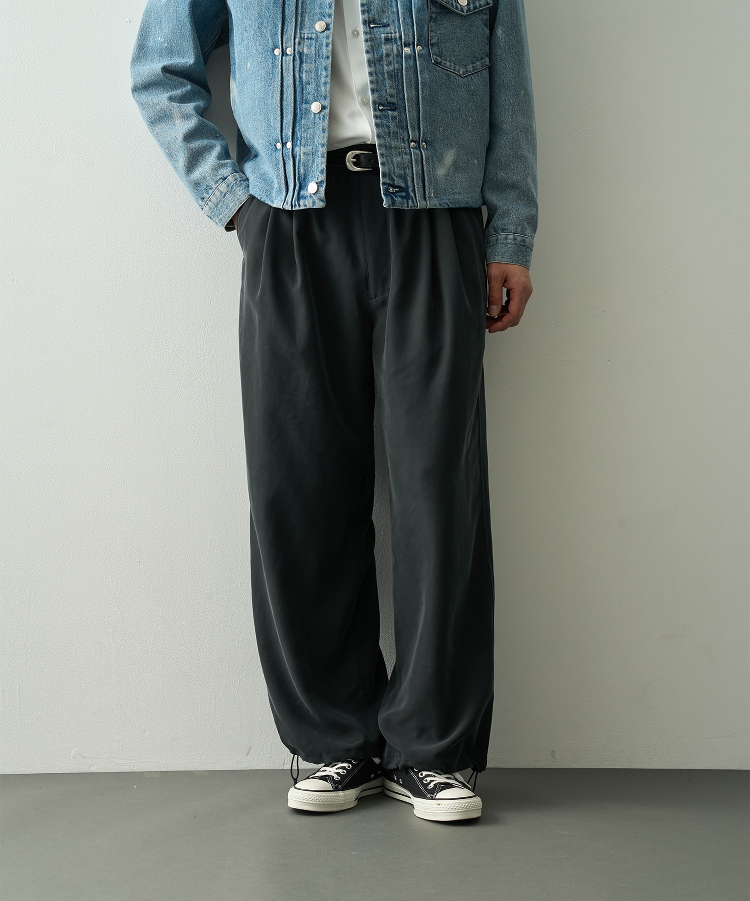 別注 2Pleated Wide-leg Easy Pants YOKE