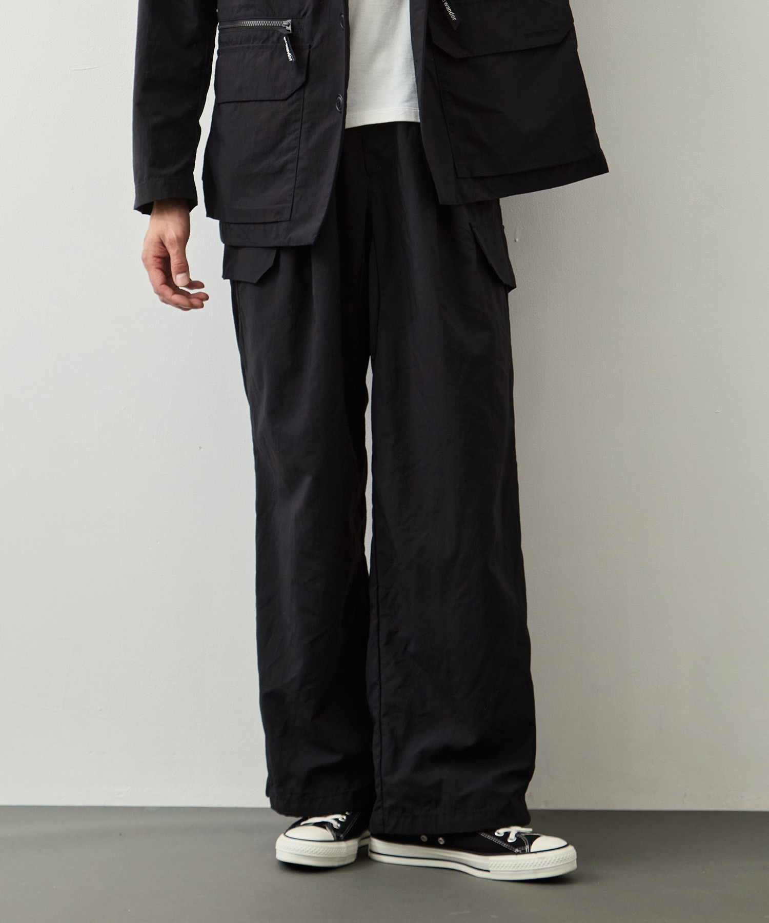 twill pants and wander