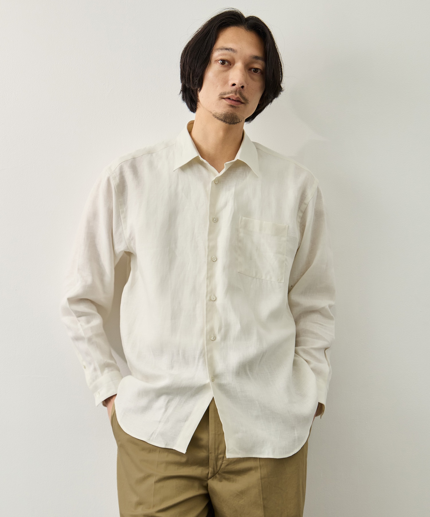 LINEN STANDARD SHIRT FUJI