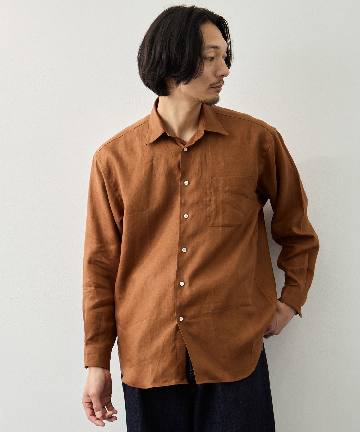 LINEN STANDARD SHIRT FUJI