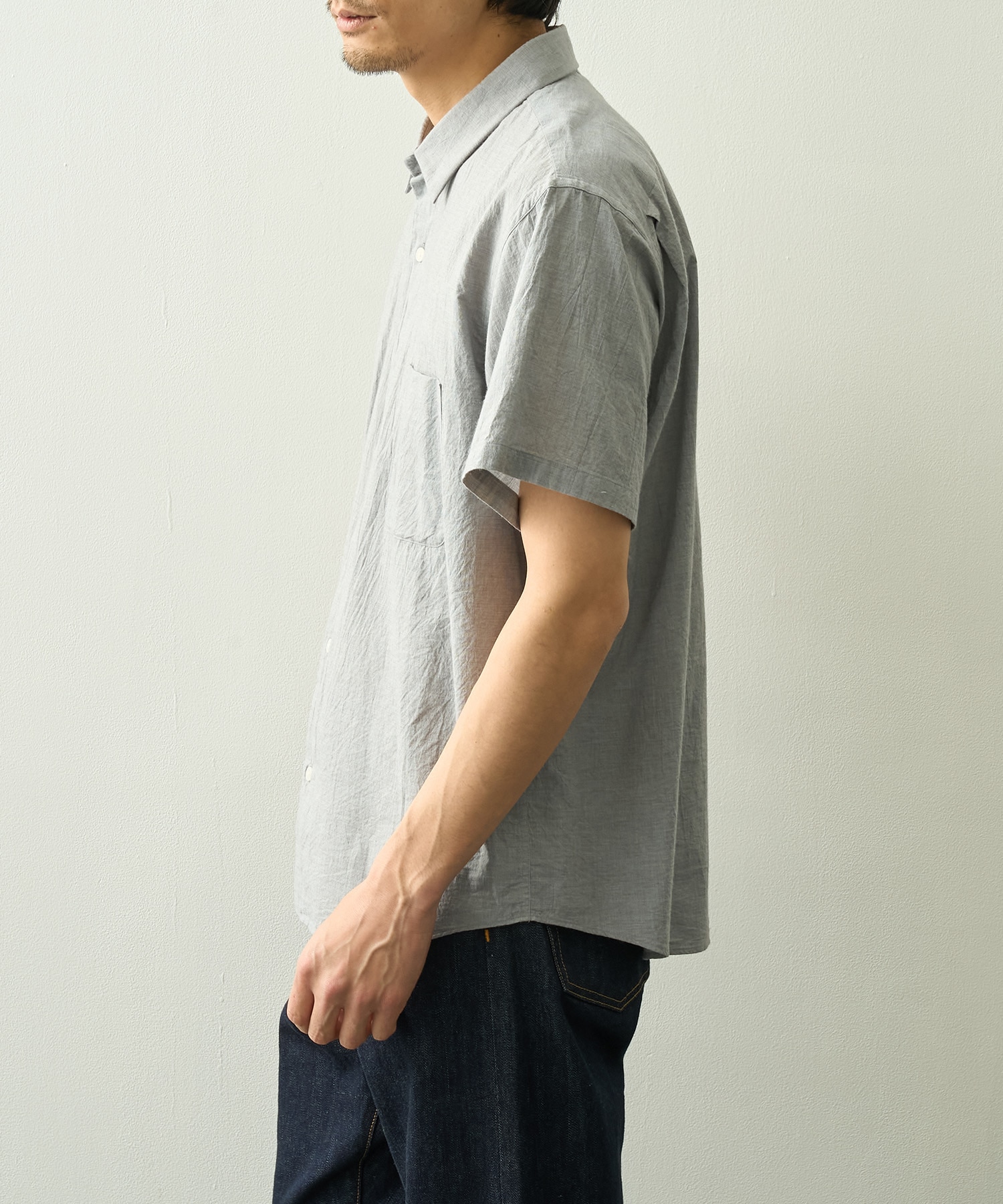 ボタンシャツワイド　S/S YAECA