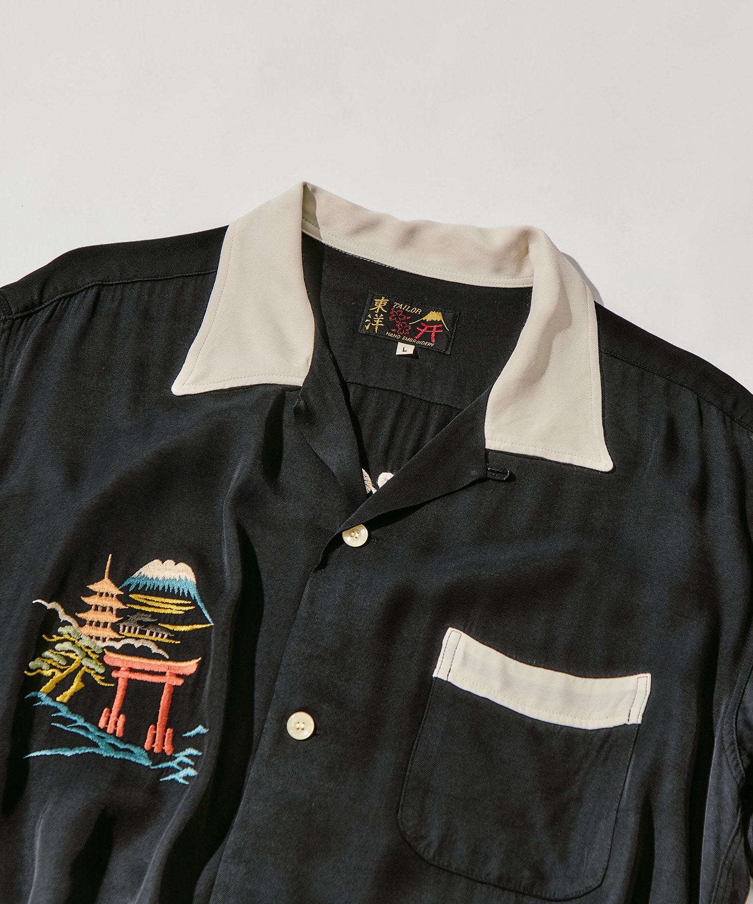 SUKA SHIRT JAPAN MAP TAILOR TOYO
