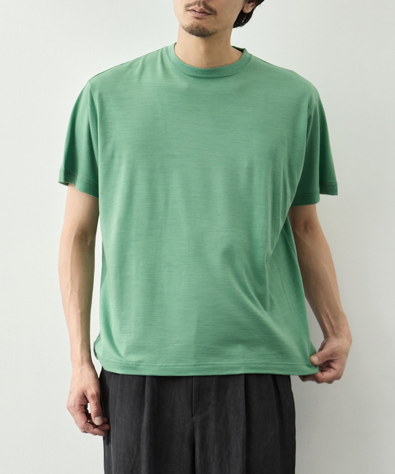 WOOL S/S T-SHIRT FUJI