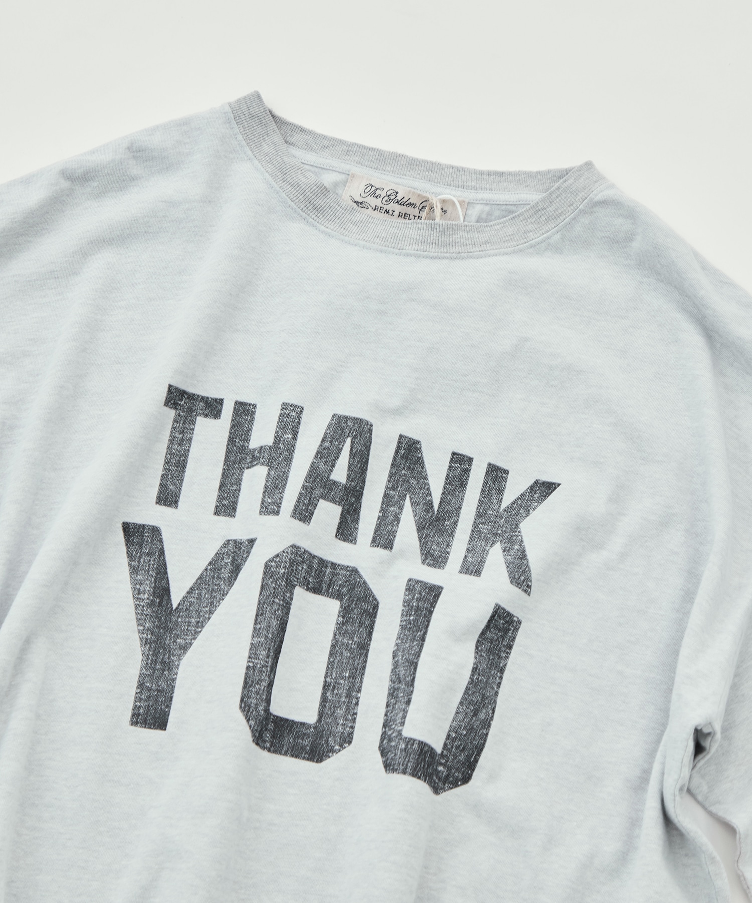 NEW SP加工20/-天竺BIGサイズT(THANK YOU) REMI RELIEF