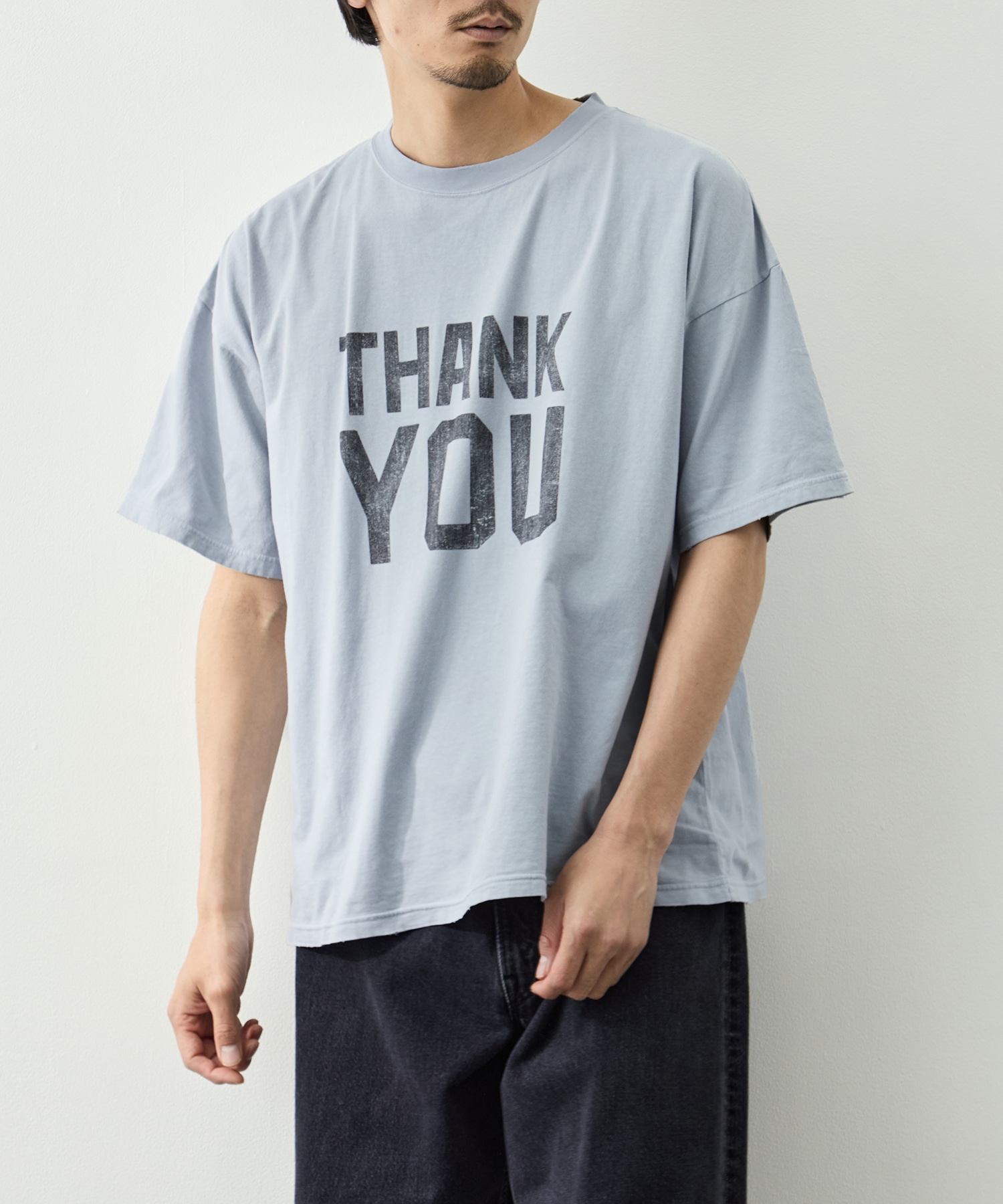 NEW SP加工20/-天竺BIGサイズT(THANK YOU) REMI RELIEF