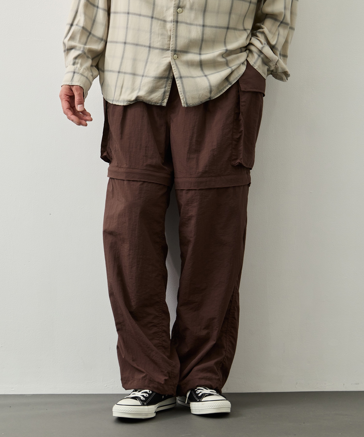 Nylon Taffeta Convertible Pants PHEENY