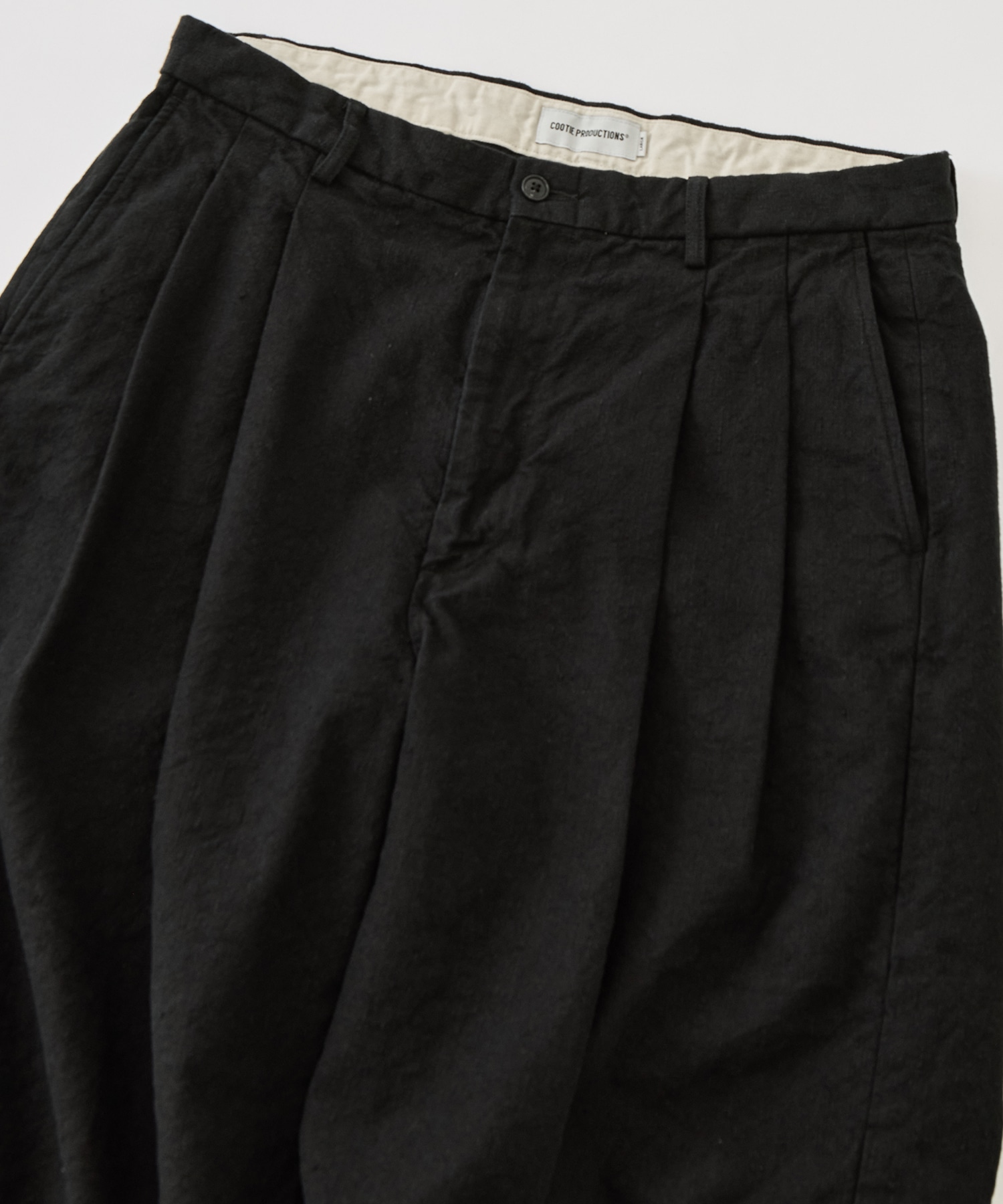 C/Li Canvas 2 Tuck Short Trousers COOTIE PRODUCTIONS