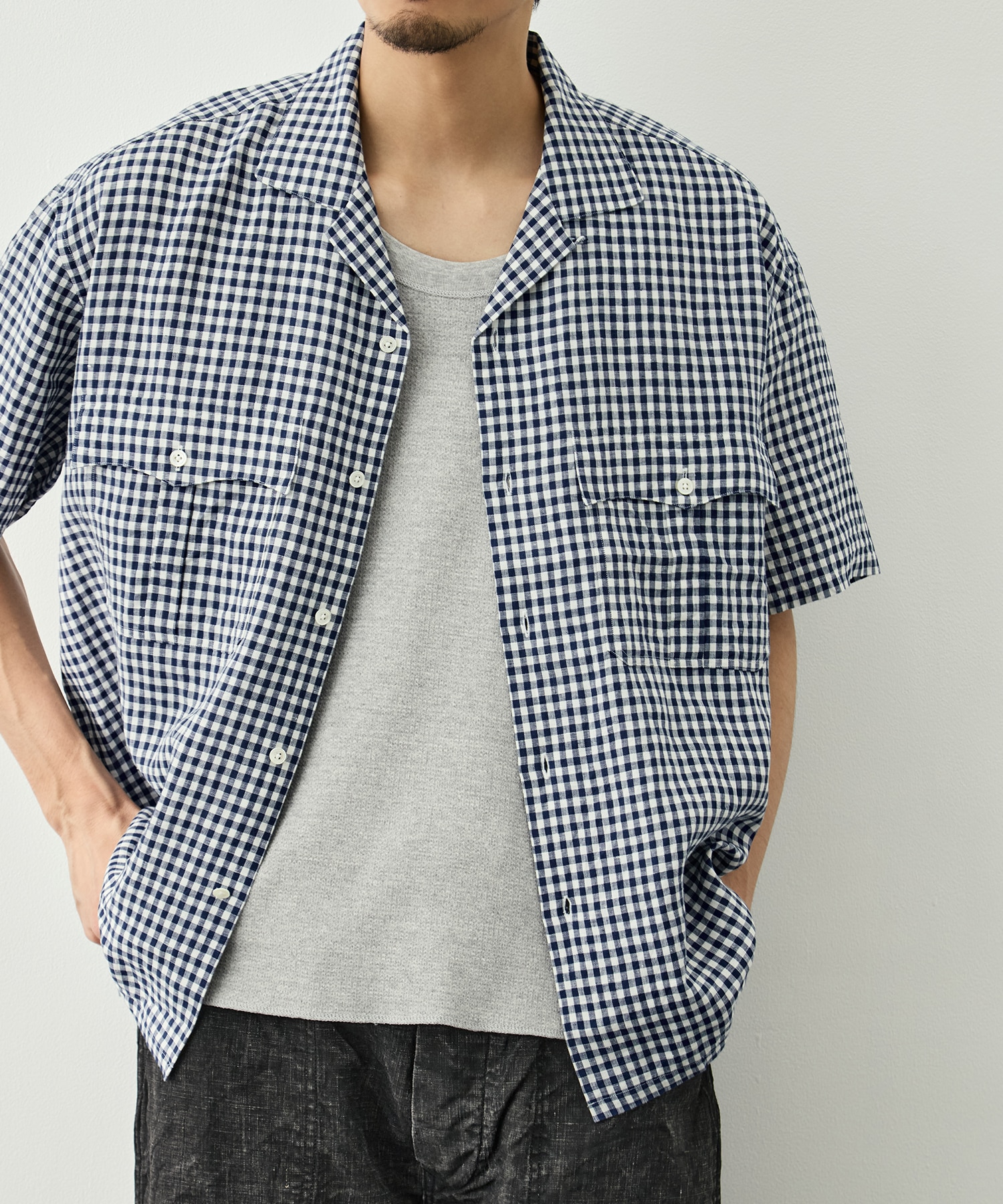 PC-016-3979-0038/D. BU/KEROUC LIN GNGHM CK SHIRT PORTER CLASSIC