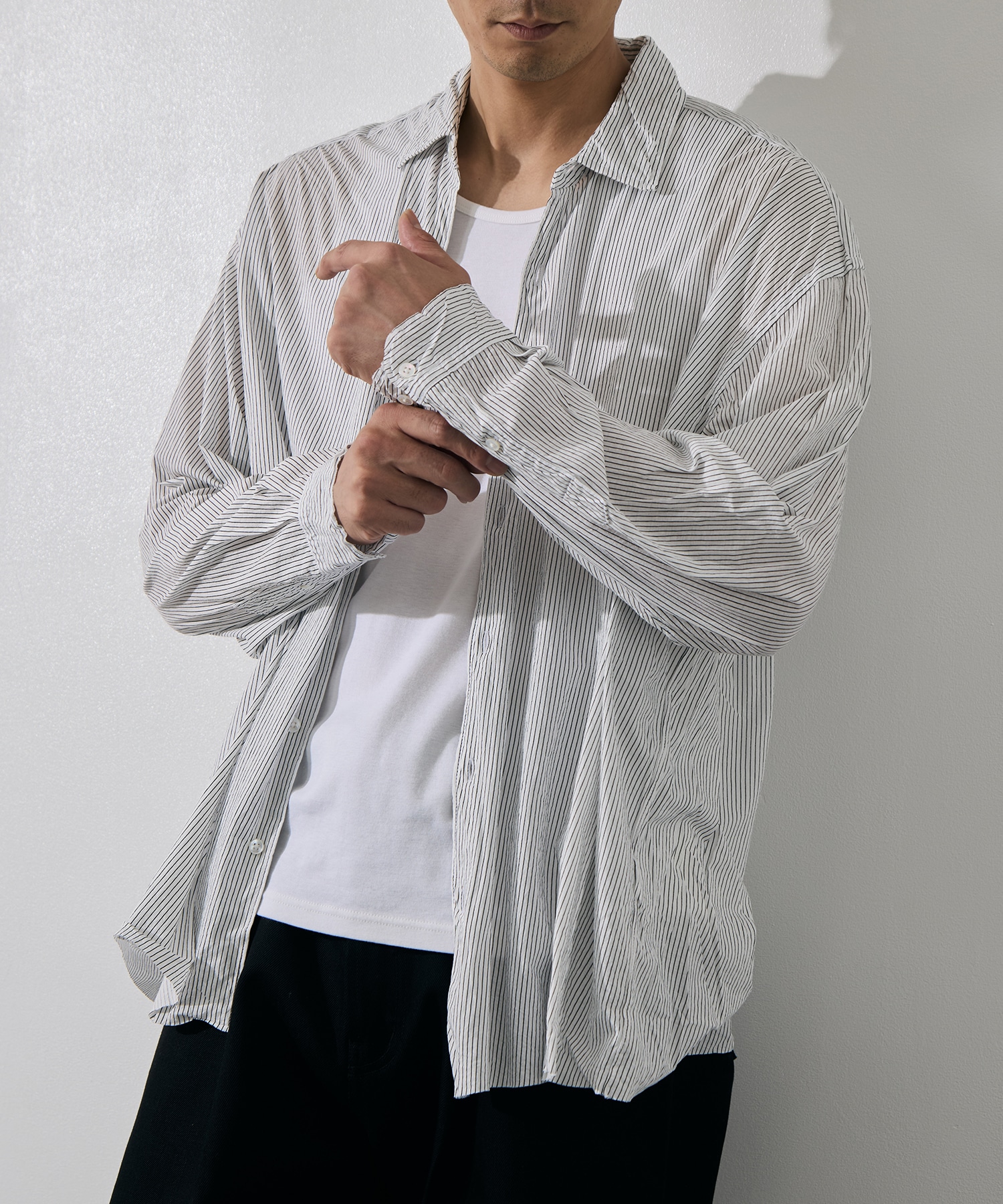 46G Stripe Artisan Shirt KANEMASA PHIL.