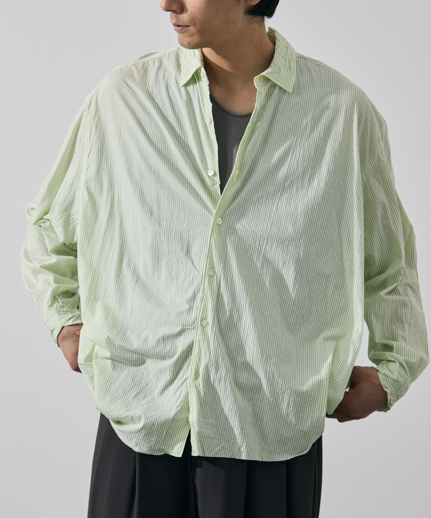 46G Stripe Artisan Shirt KANEMASA PHIL.
