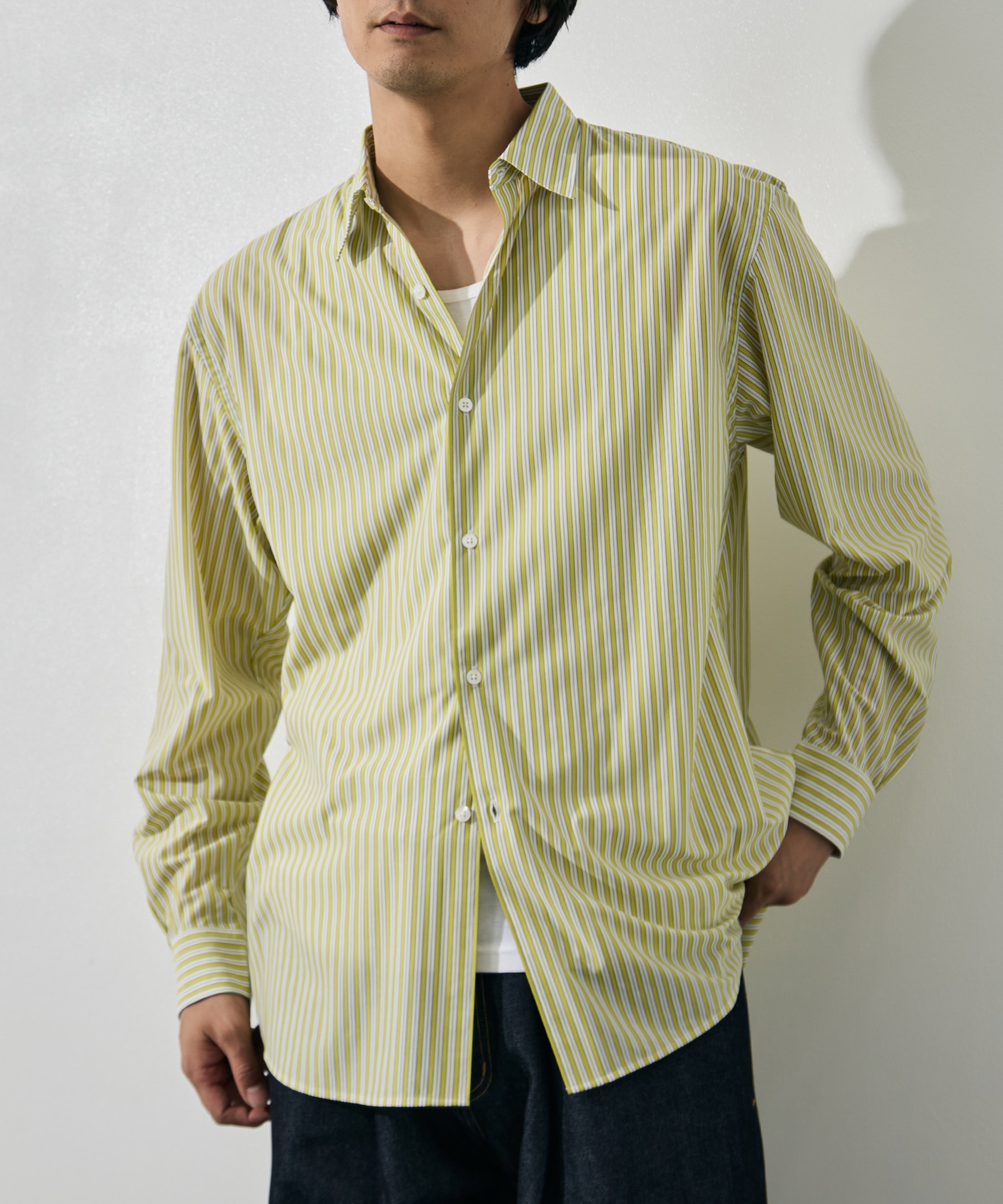 46G Stripe Modest Shirt KANEMASA PHIL.