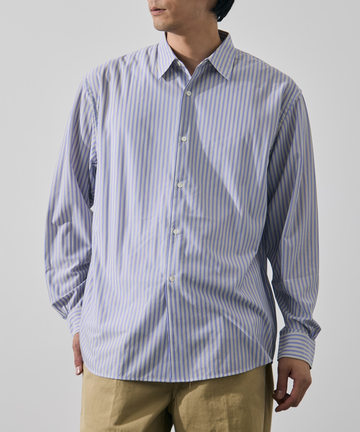46G Stripe Modest Shirt KANEMASA PHIL.