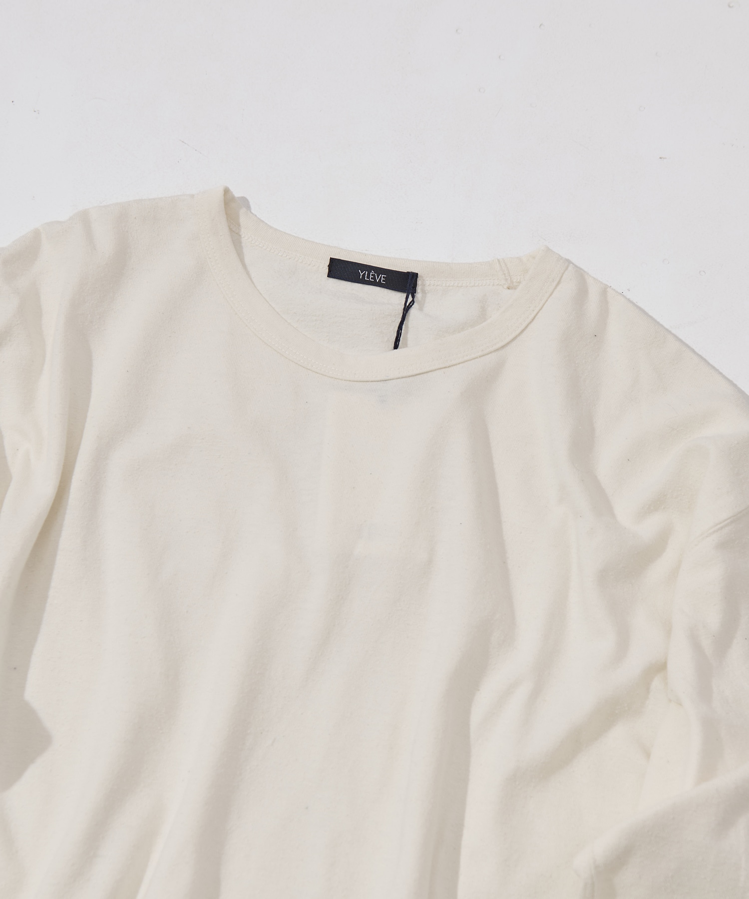 COTTON SILK NOIL PULLOVER YLEVE
