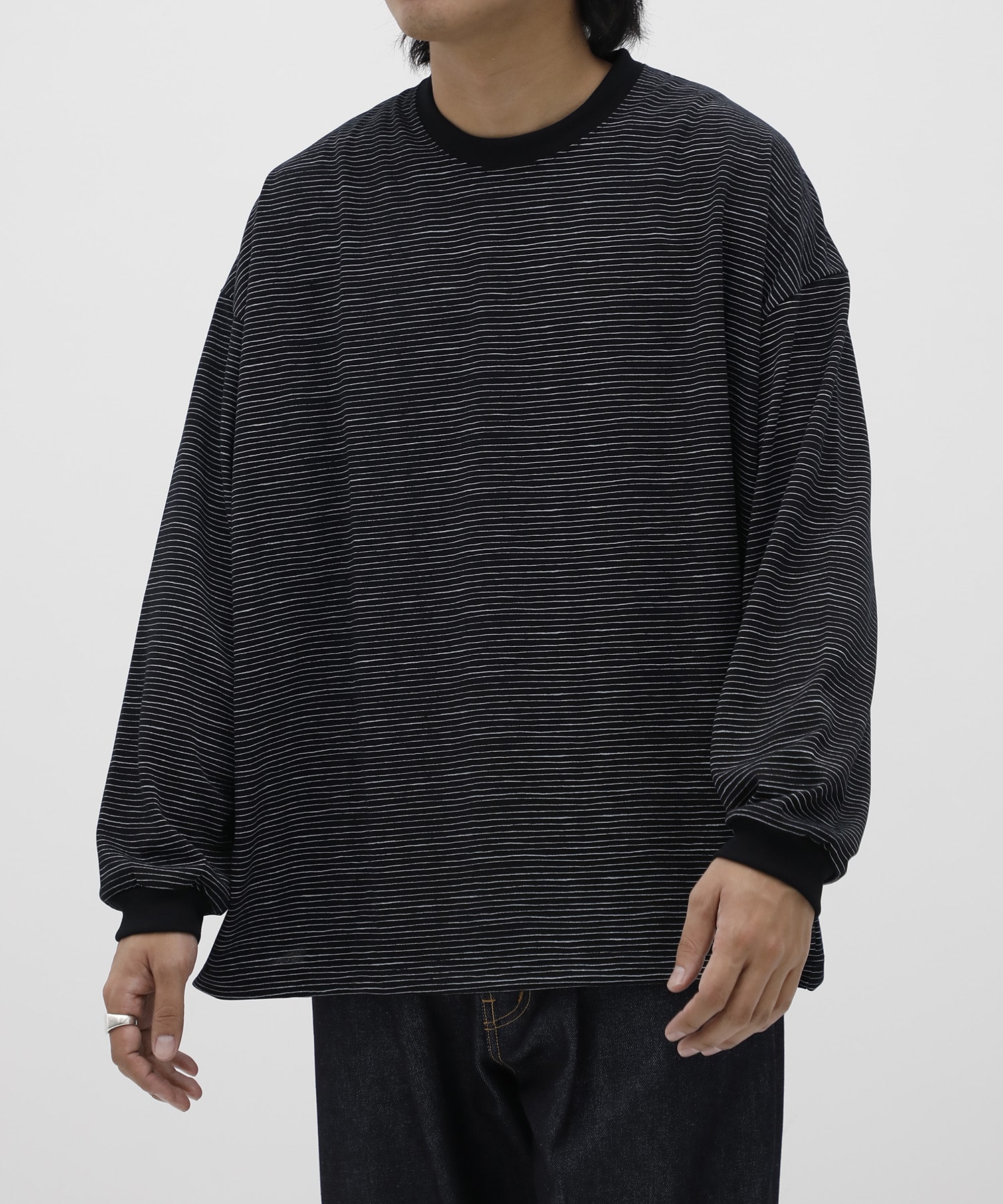 SUPER BIG LS TEE (SIDE STRIPE TECH) S.F.C