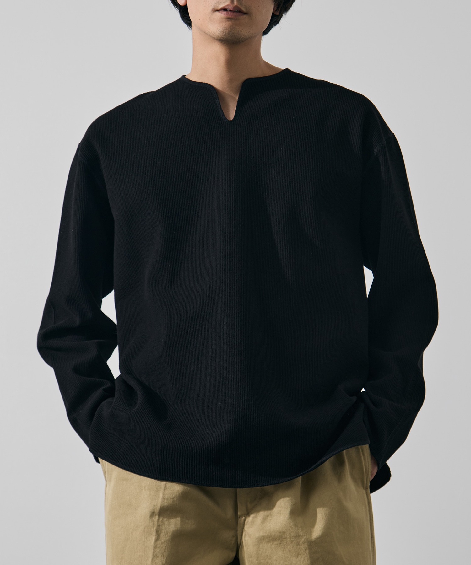 Rough&Smooth Thermal Over-neck L/S blurhmsROOTSTOCK
