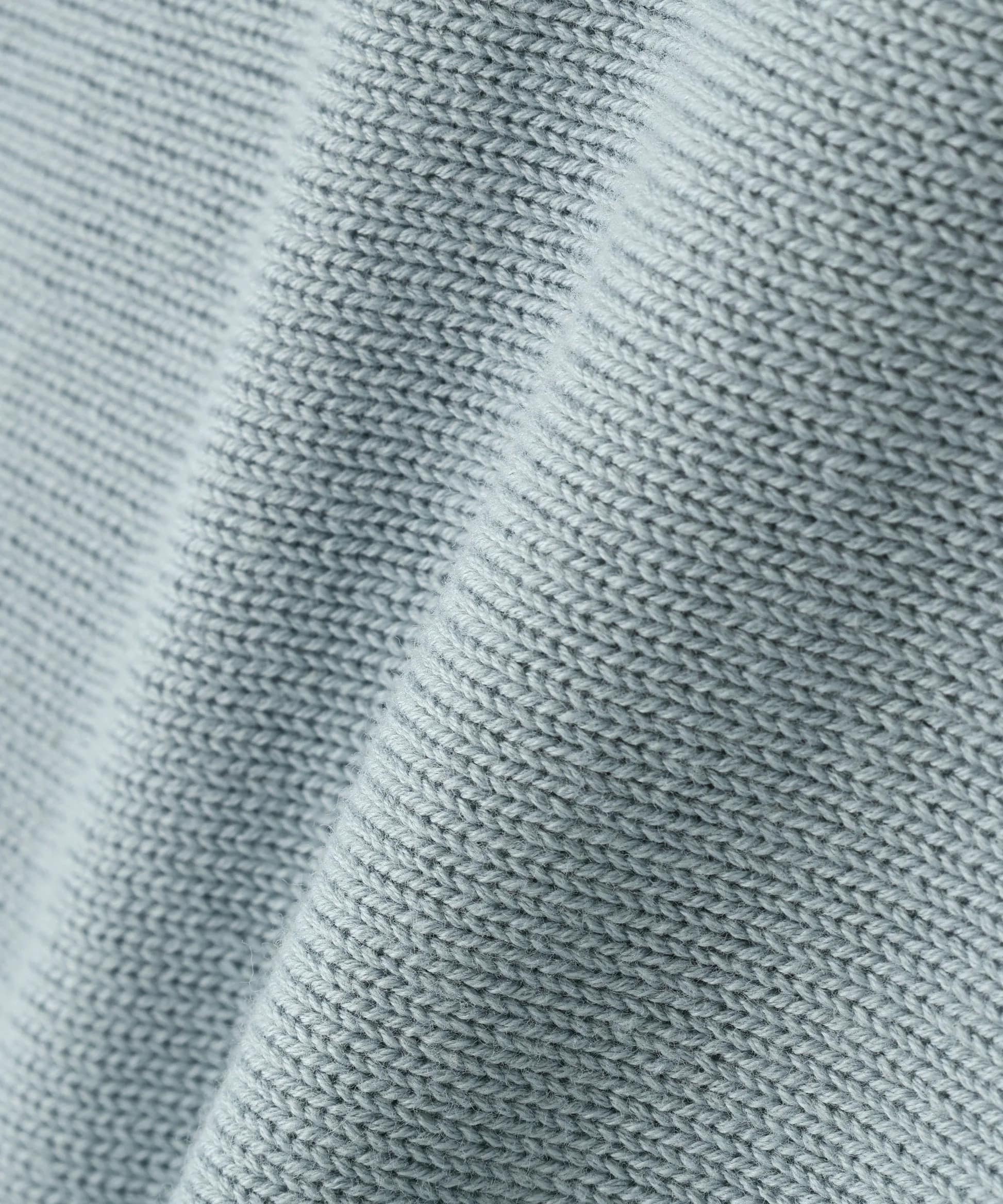 CREW NECK KNIT SWEAT -Tight Tension Cotton- SEVEN BY SEVEN