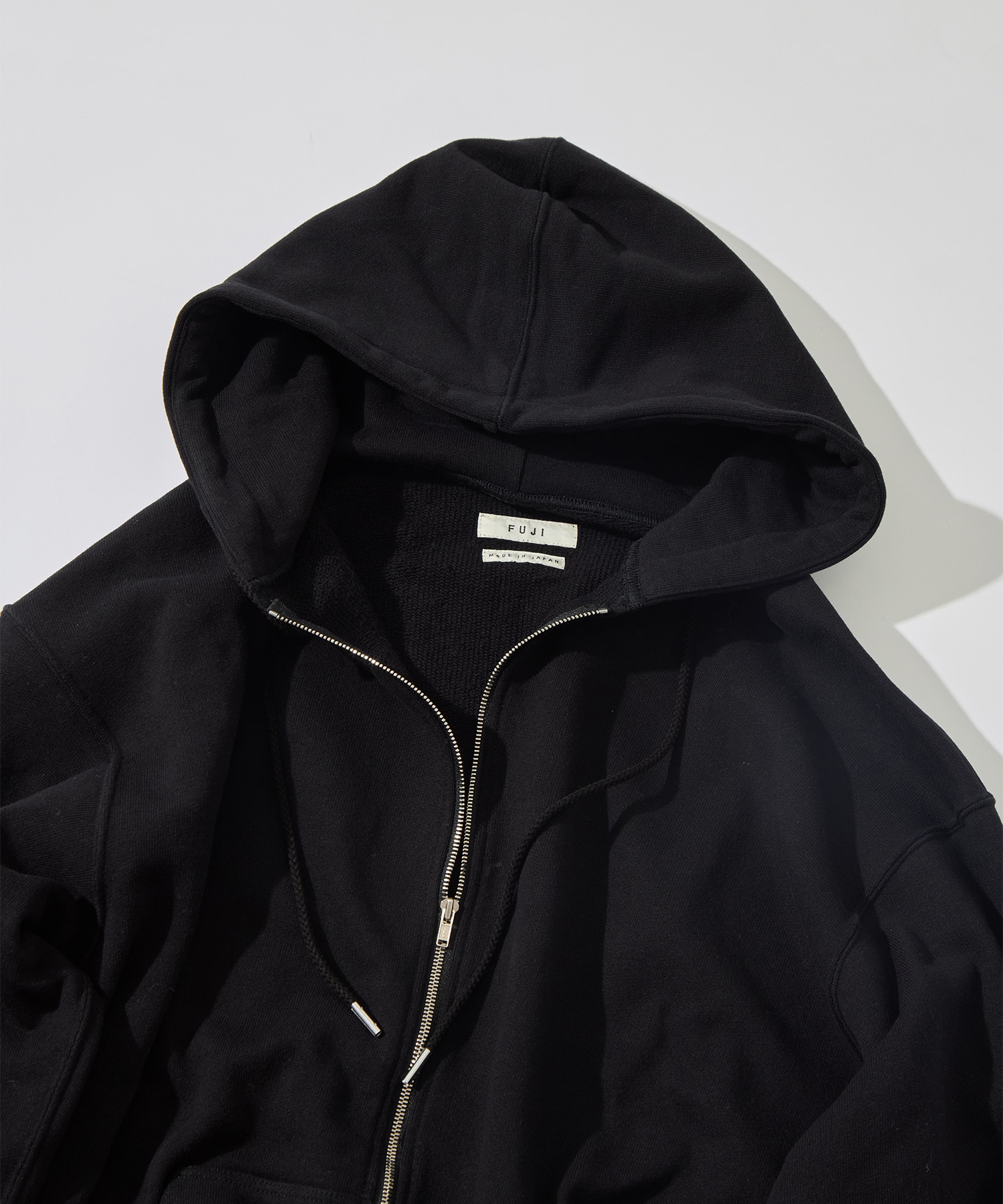 COTTON ZIP UP HOODIE FUJI