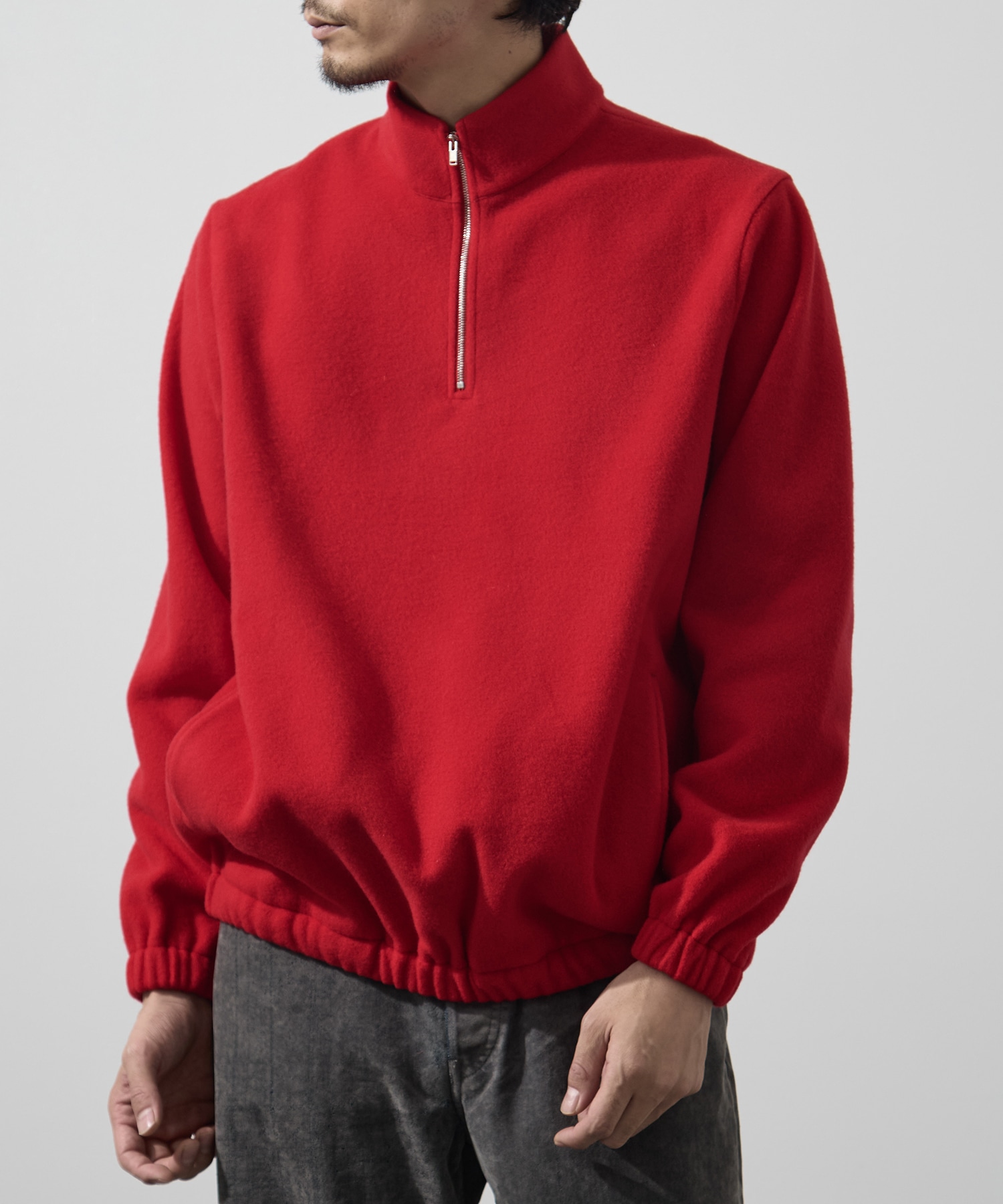 BRUSHED WOOL PULLOVER FUJI
