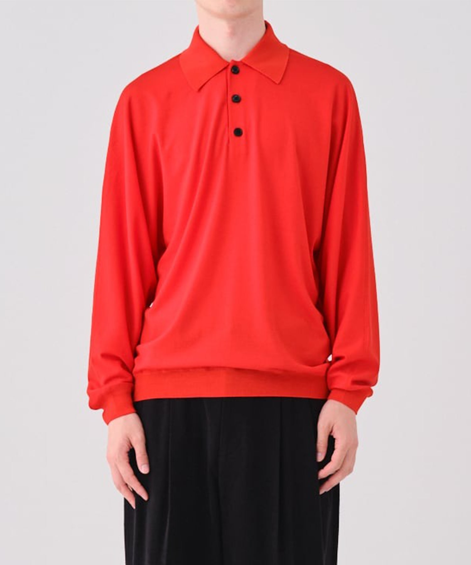 Knit Reduced Collar Polo GOOD PEOPLE GOOD STITCHING GOOD PRODUCT