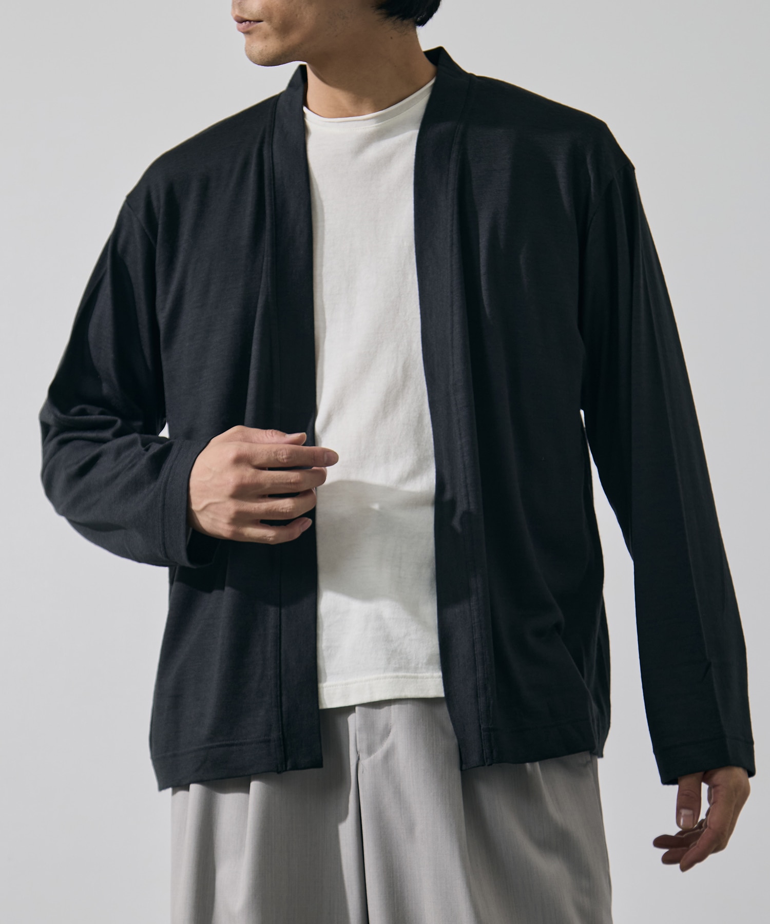 Button-less Cardigan WRAPINKNOT