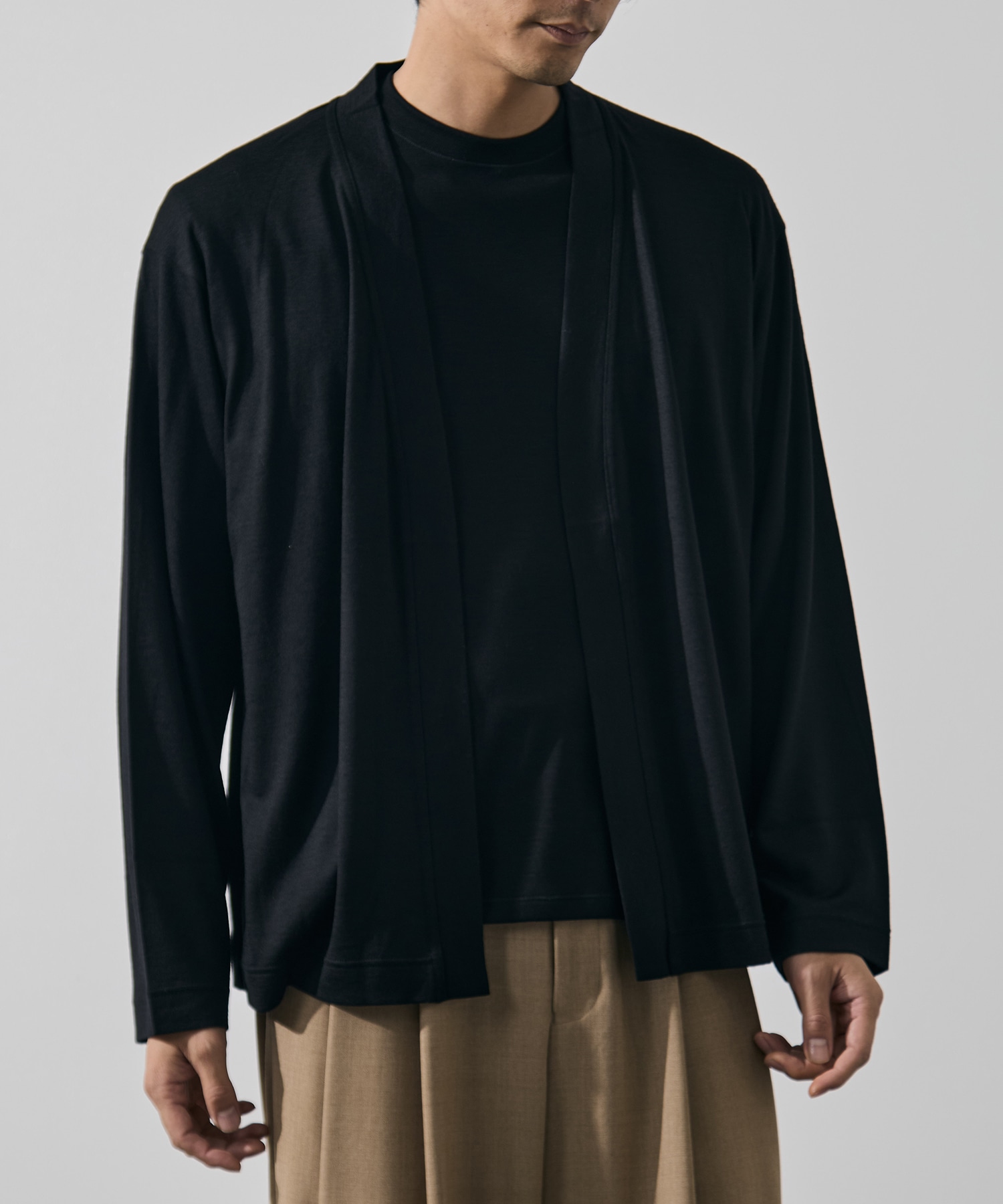 Button-less Cardigan WRAPINKNOT