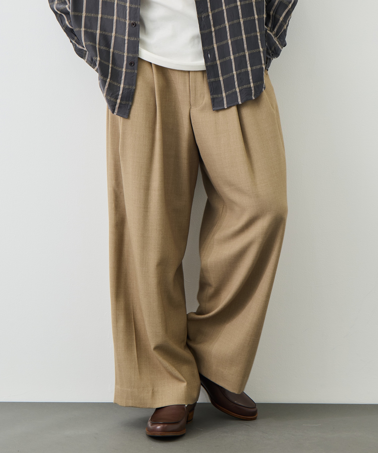 DOUBLE PLEATED BUGGY TROUSERS marka