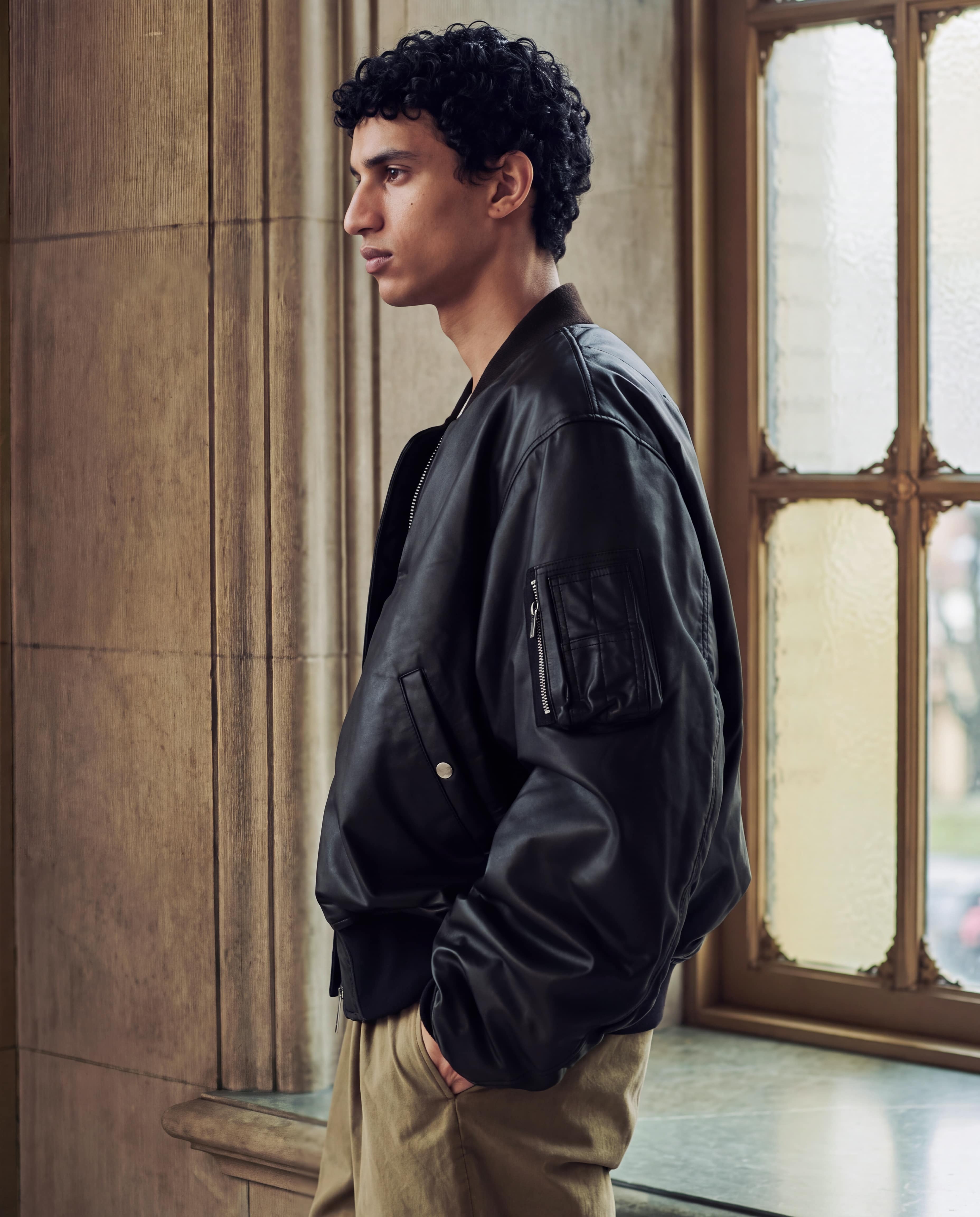 MA-1 LEATHER BLOUSON -Sheep Leather- SEVEN BY SEVEN