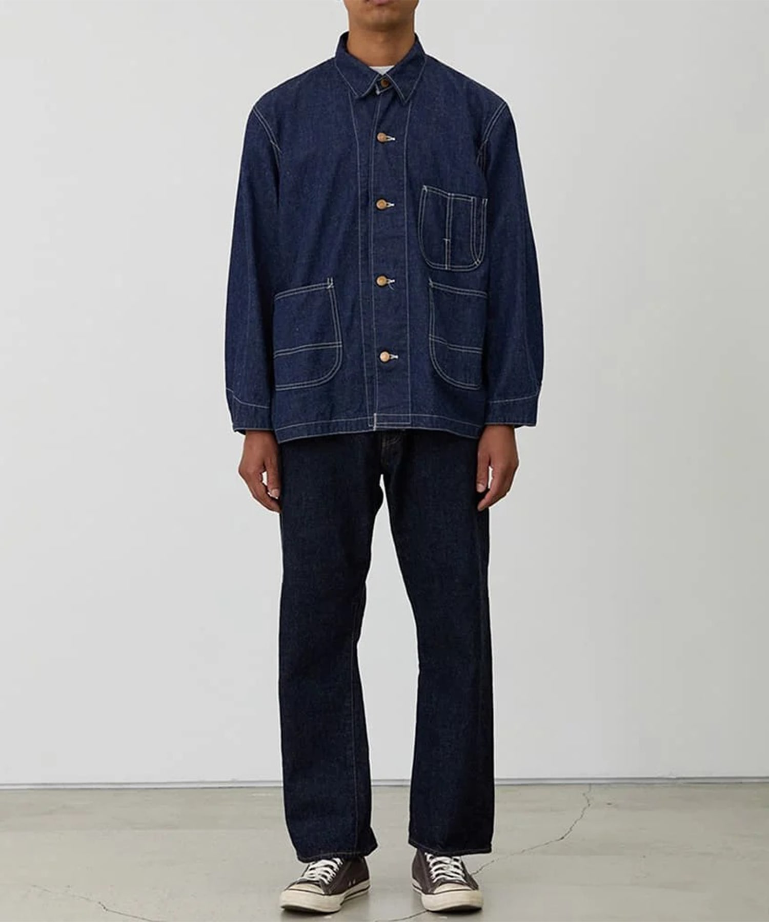 9.5oz ネップDENIMカバーオール REMI RELIEF