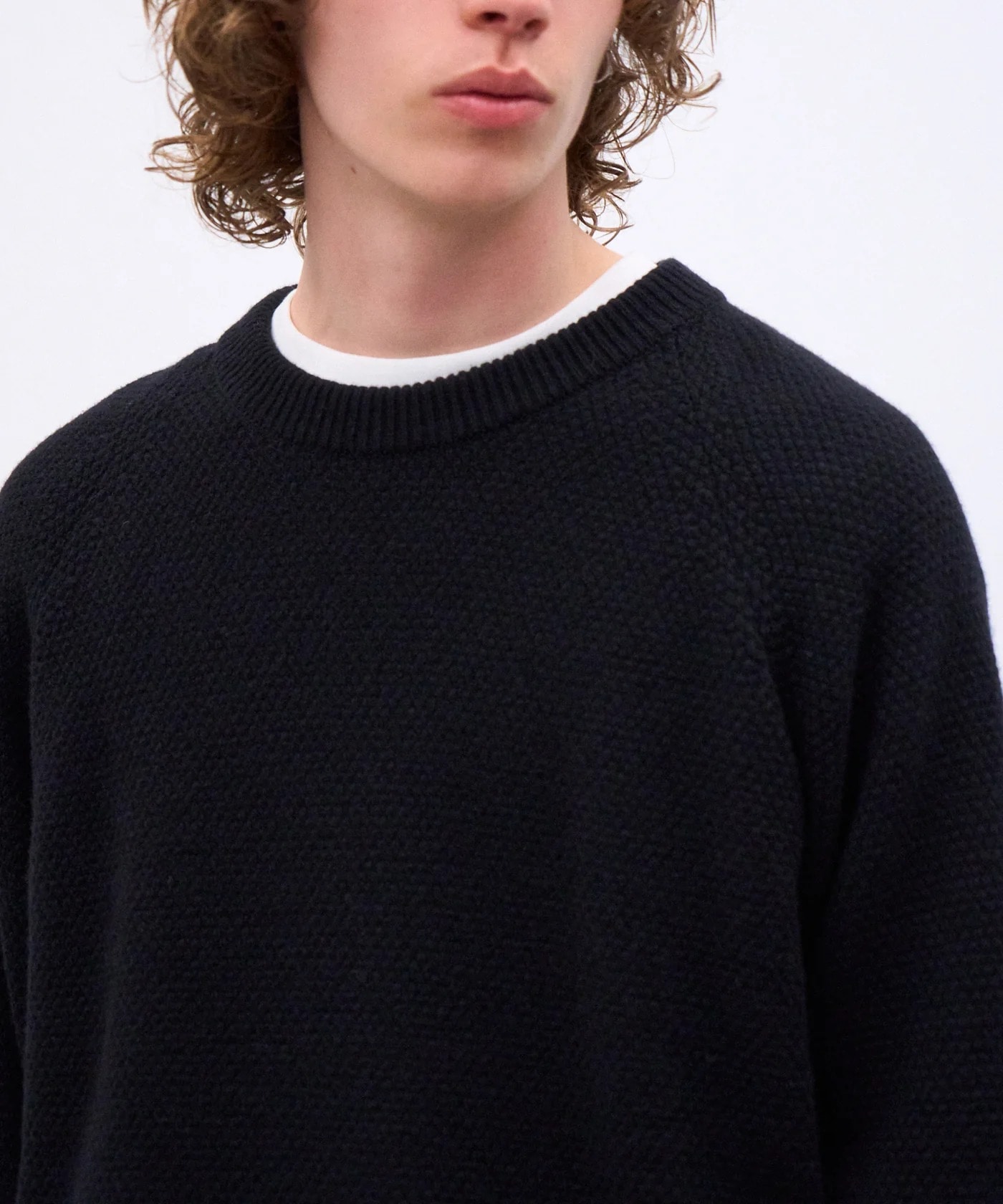 LAMBS WOOL CREWNECK SWEATER ATON