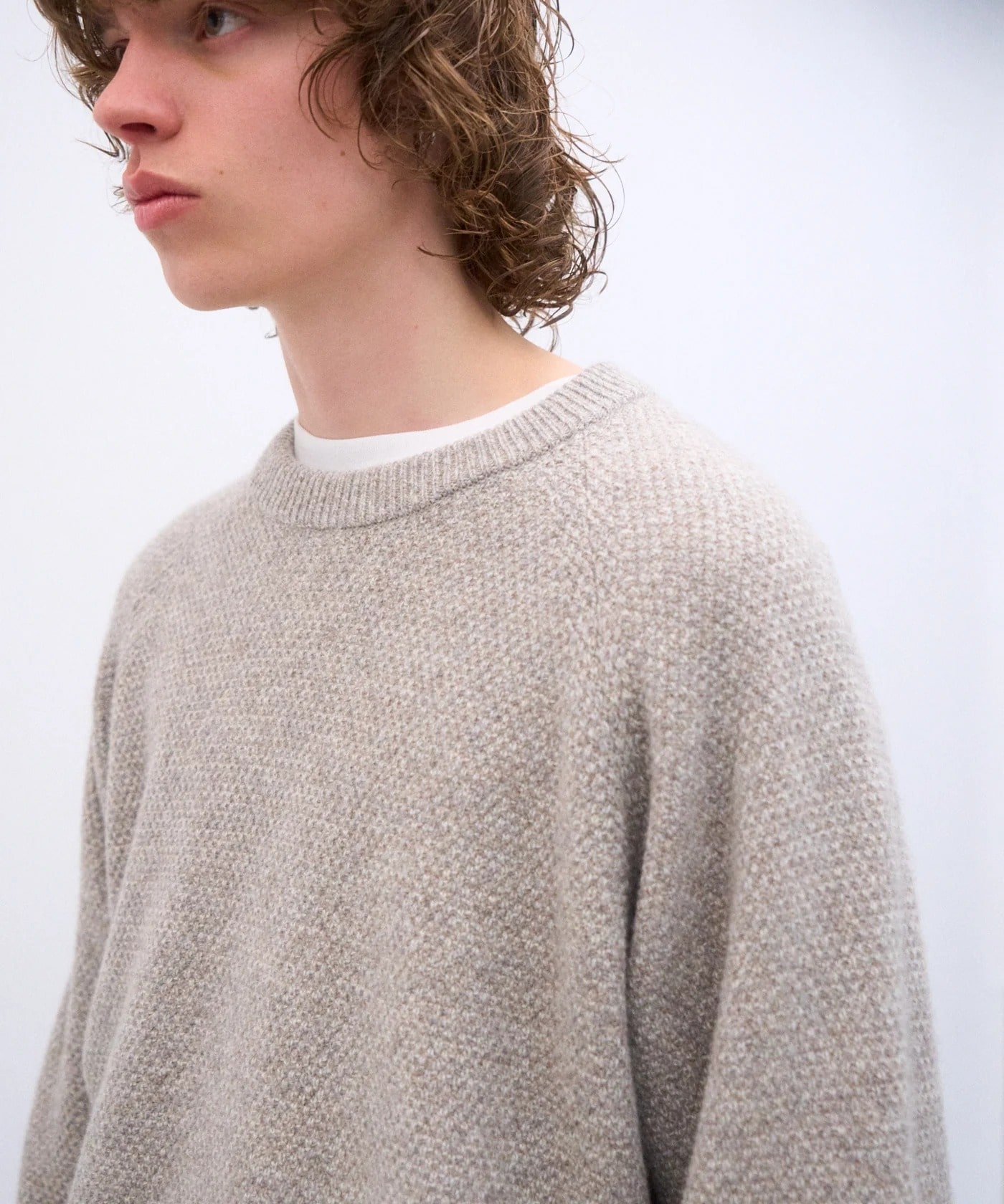 LAMBS WOOL CREWNECK SWEATER ATON