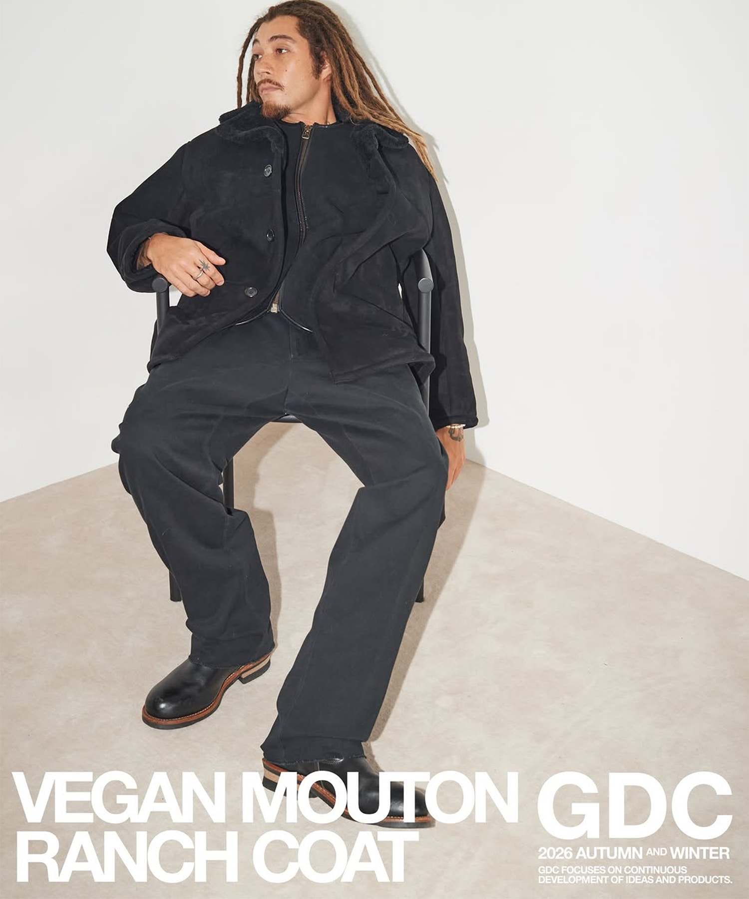 Vegan Mouton Ranch Coat GDC