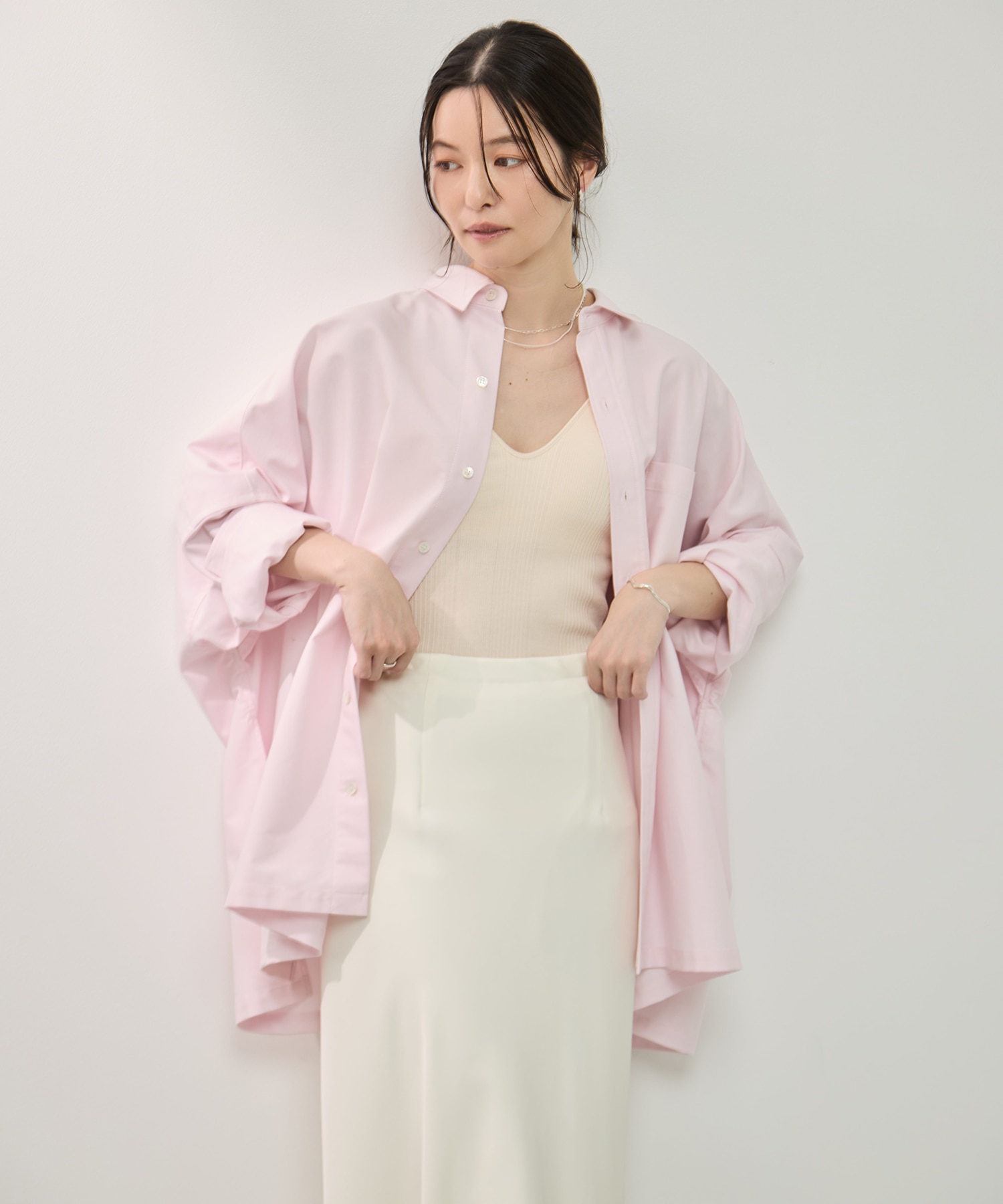 スーピマブレンドrelaxシャツ KEY TIMEZ