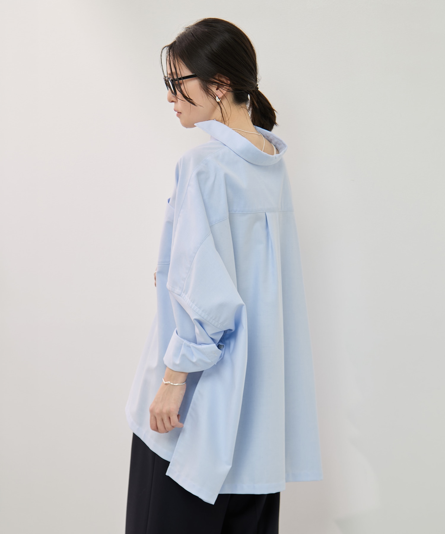 スーピマブレンドrelaxシャツ KEY TIMEZ