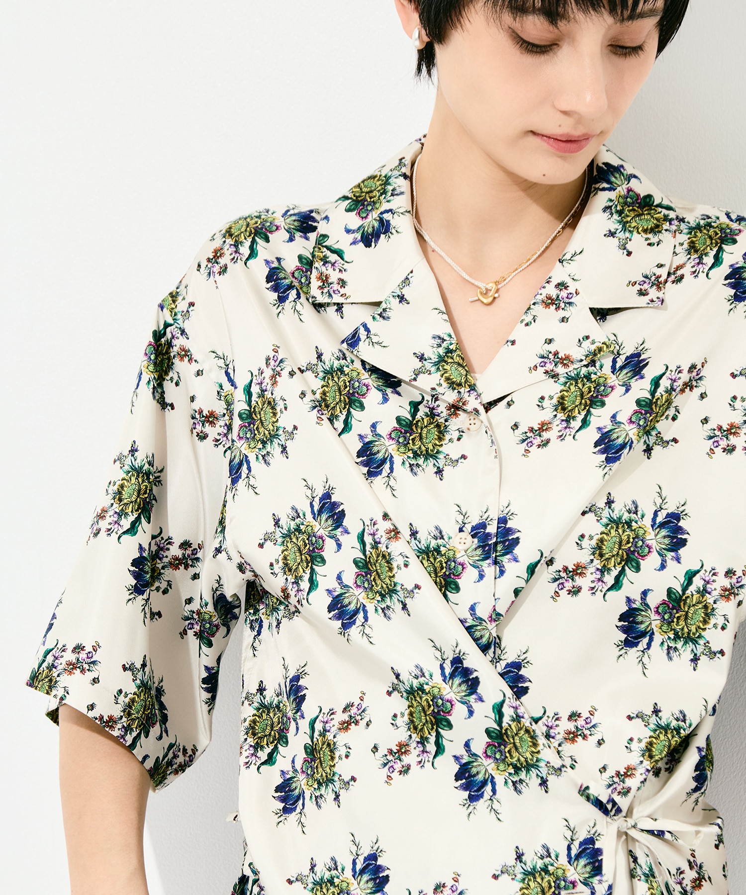 flower satin SH FUMIE=TANAKA