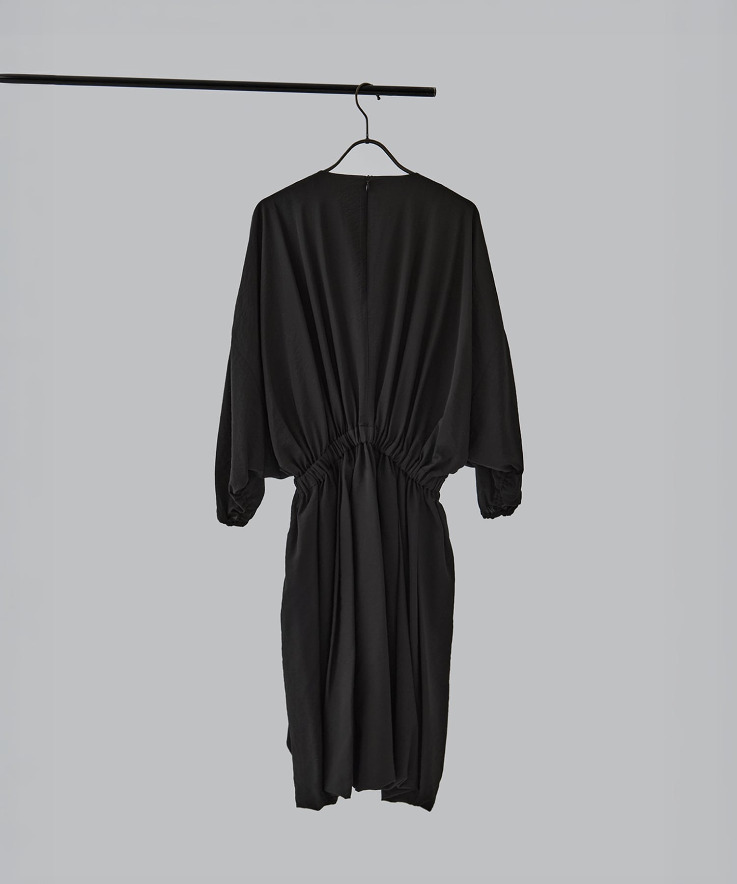 Modal silk gather mini dress 08sircus