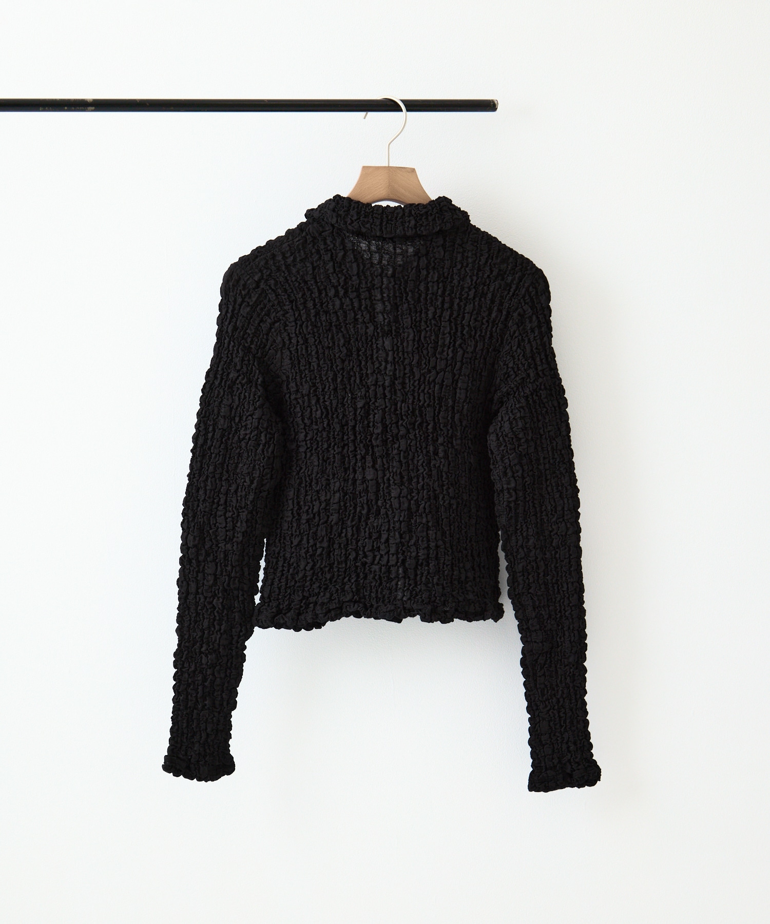 Shrink  Lace Cropped Shirt PHEENY